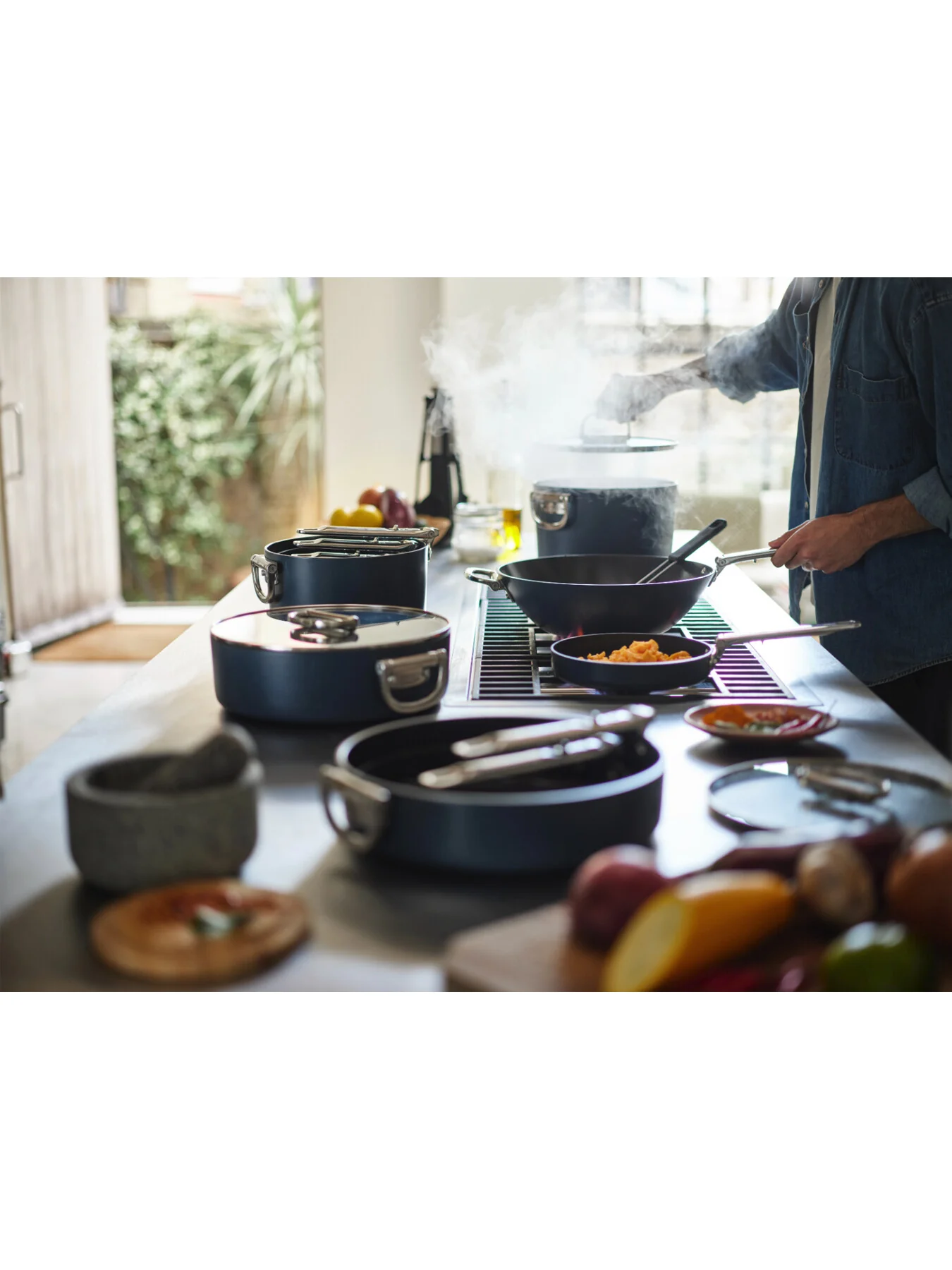 Space Non Stick Stock Pot Lid - Image 7
