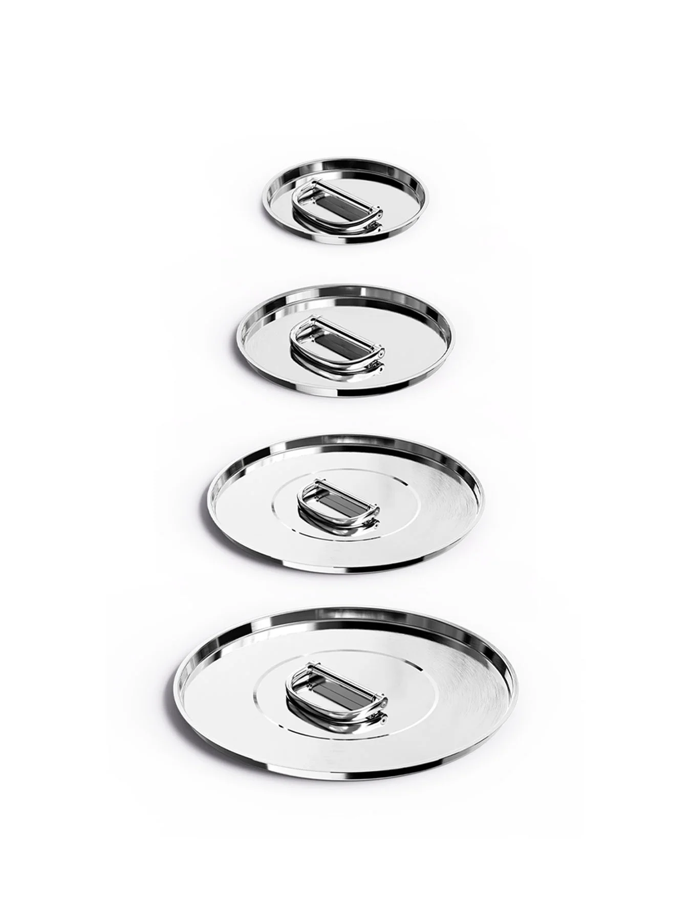 Space Steel 6 Piece Stainless Steel Saucepan Set - Image 3