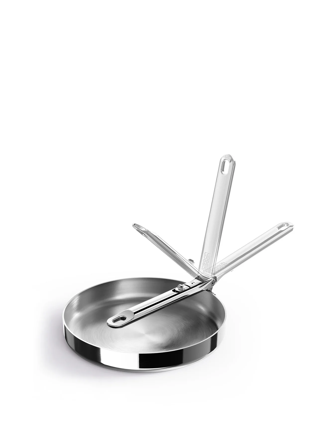 Space Steel Stainless Steel Frying Pan 24cm - Image 2