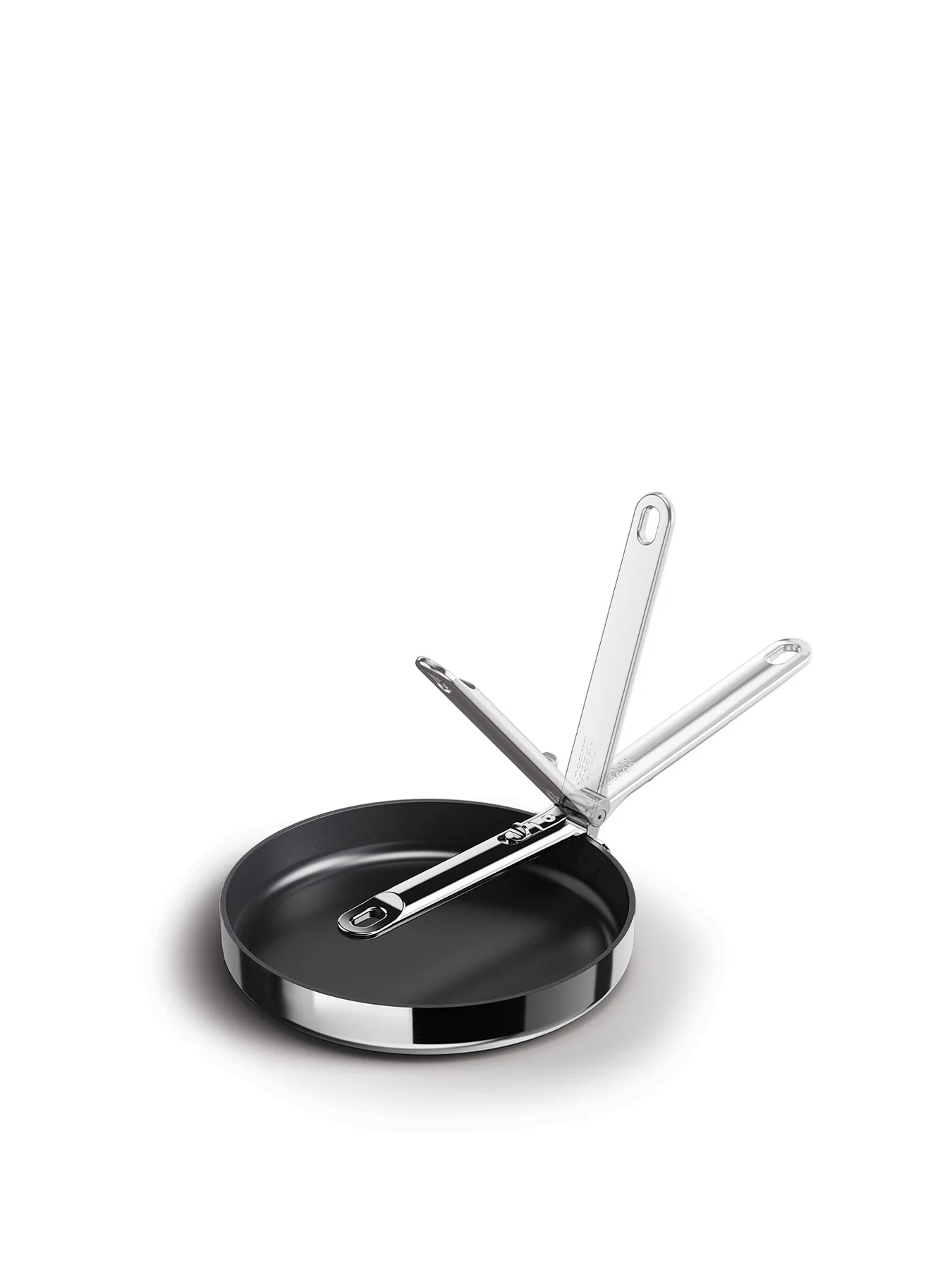 Space Steel Stainless Steel Coated Frying Pan 24cm - Image 2