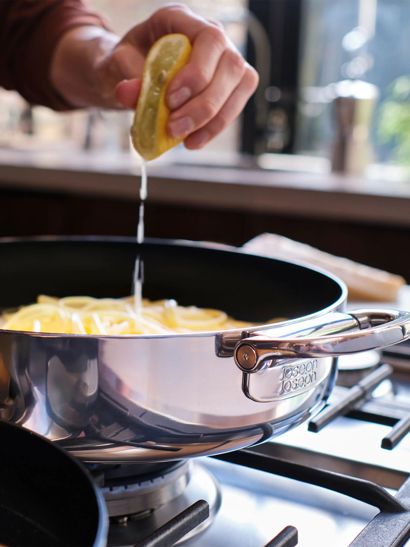 Space Steel Stainless Steel Coated Frying Pan 28cm - Image 3