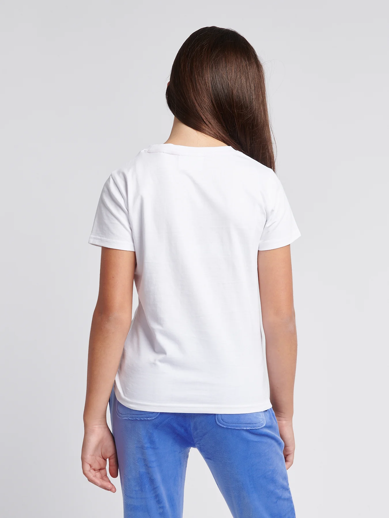 Diamante Fitted Tee White - Image 5
