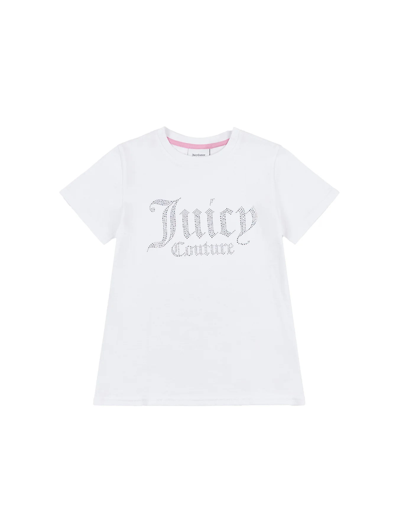 Diamante Fitted Tee White - Image 3