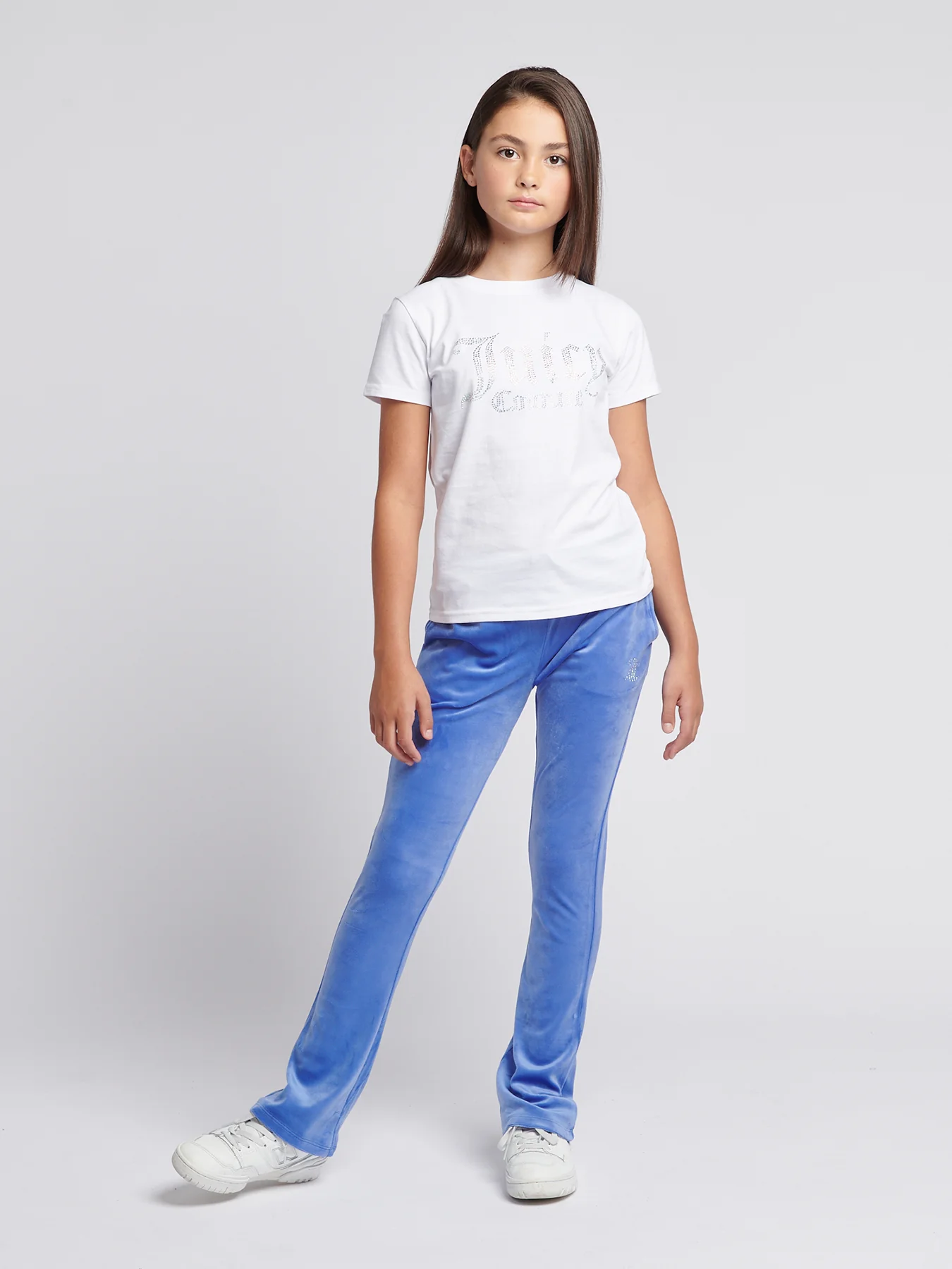 Diamante Fitted Tee White - Image 4
