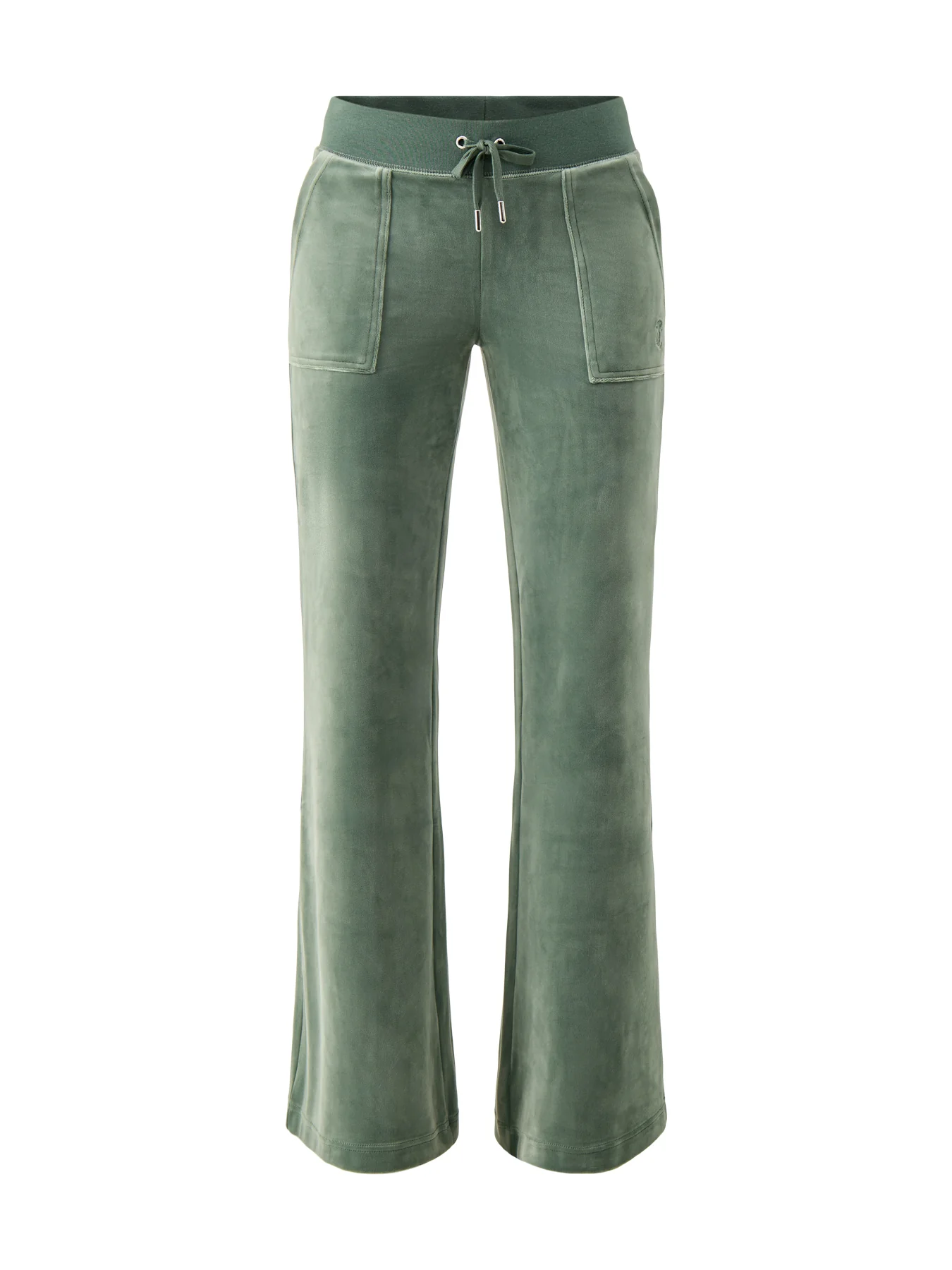Layla Pocket Low Rise Pants Green