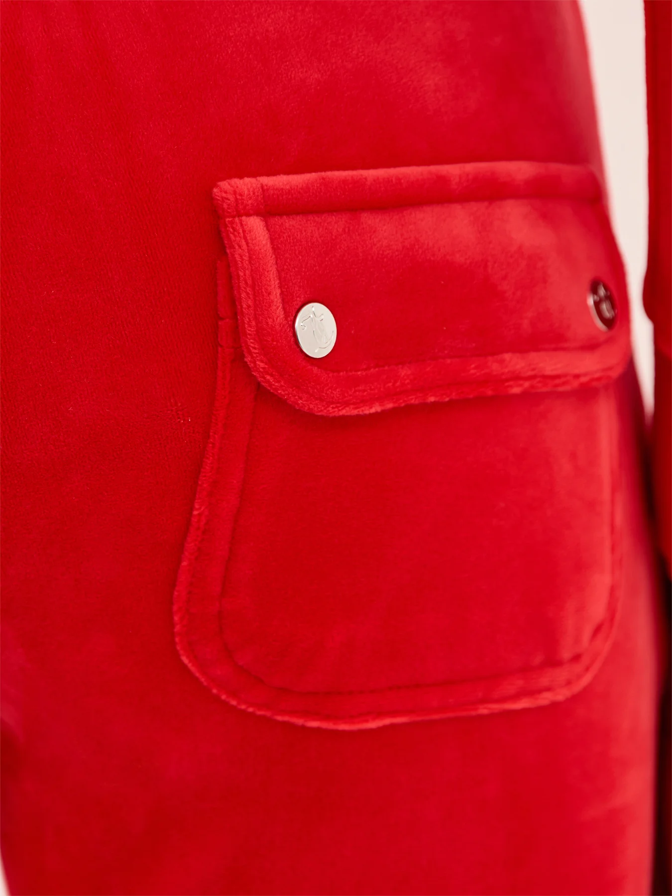 Layla Pocket Low Rise Pants Red - Image 3