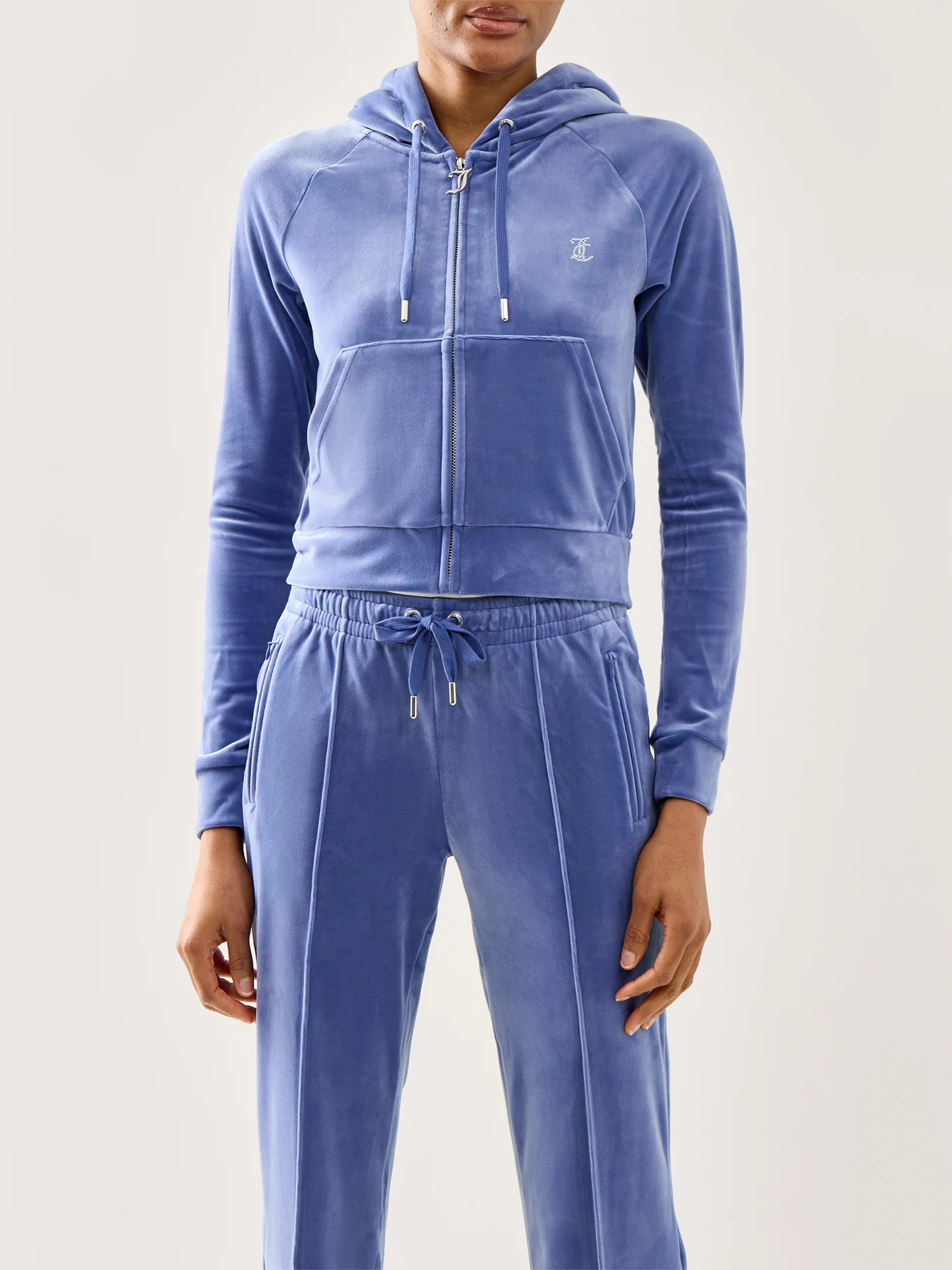 Madison Outline Hoodie Blue - Image 4