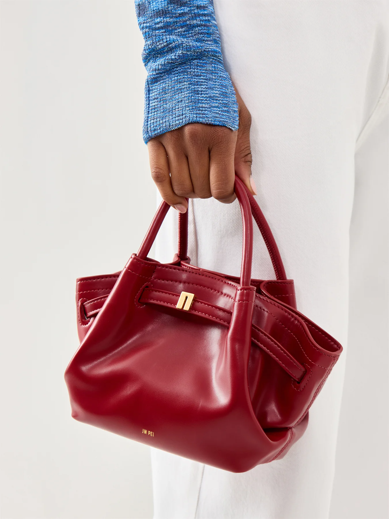 Hana Mini Tote Bag Claret - Image 2