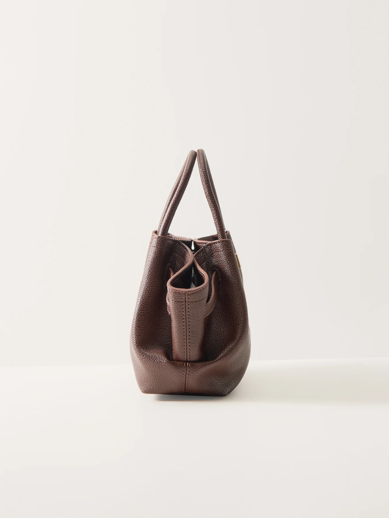 Hana Mini Tote Bag Brown - Image 4
