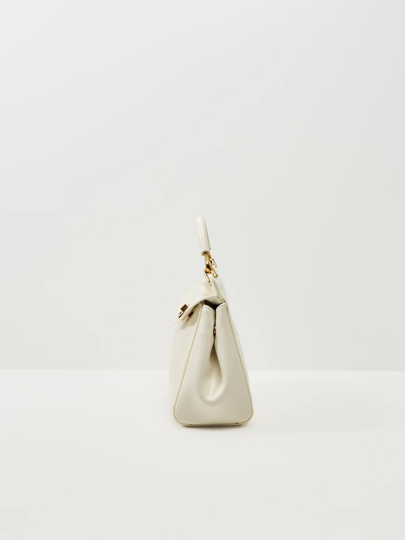 Lucia Classic Top Handbag White - Image 4
