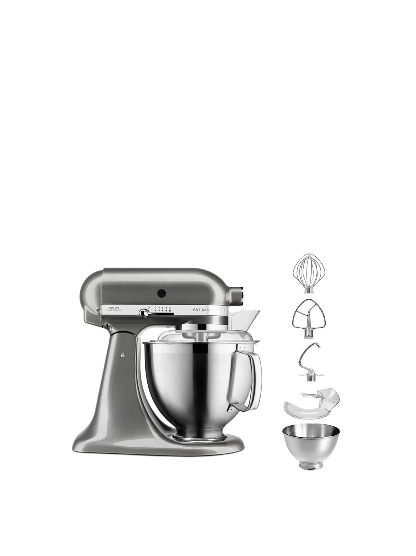 5KSM185PSB Artisan Stand Mixer Silver - Image 3