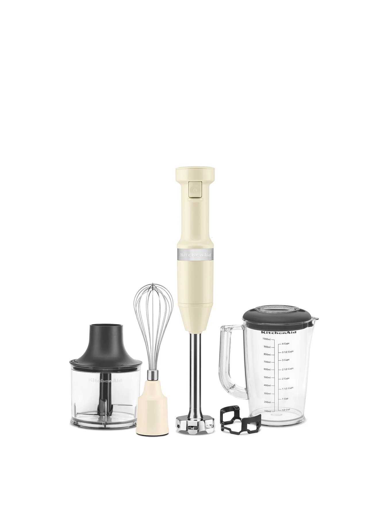KitchenAid Corded Hand Blender Almond Cream - Image 4