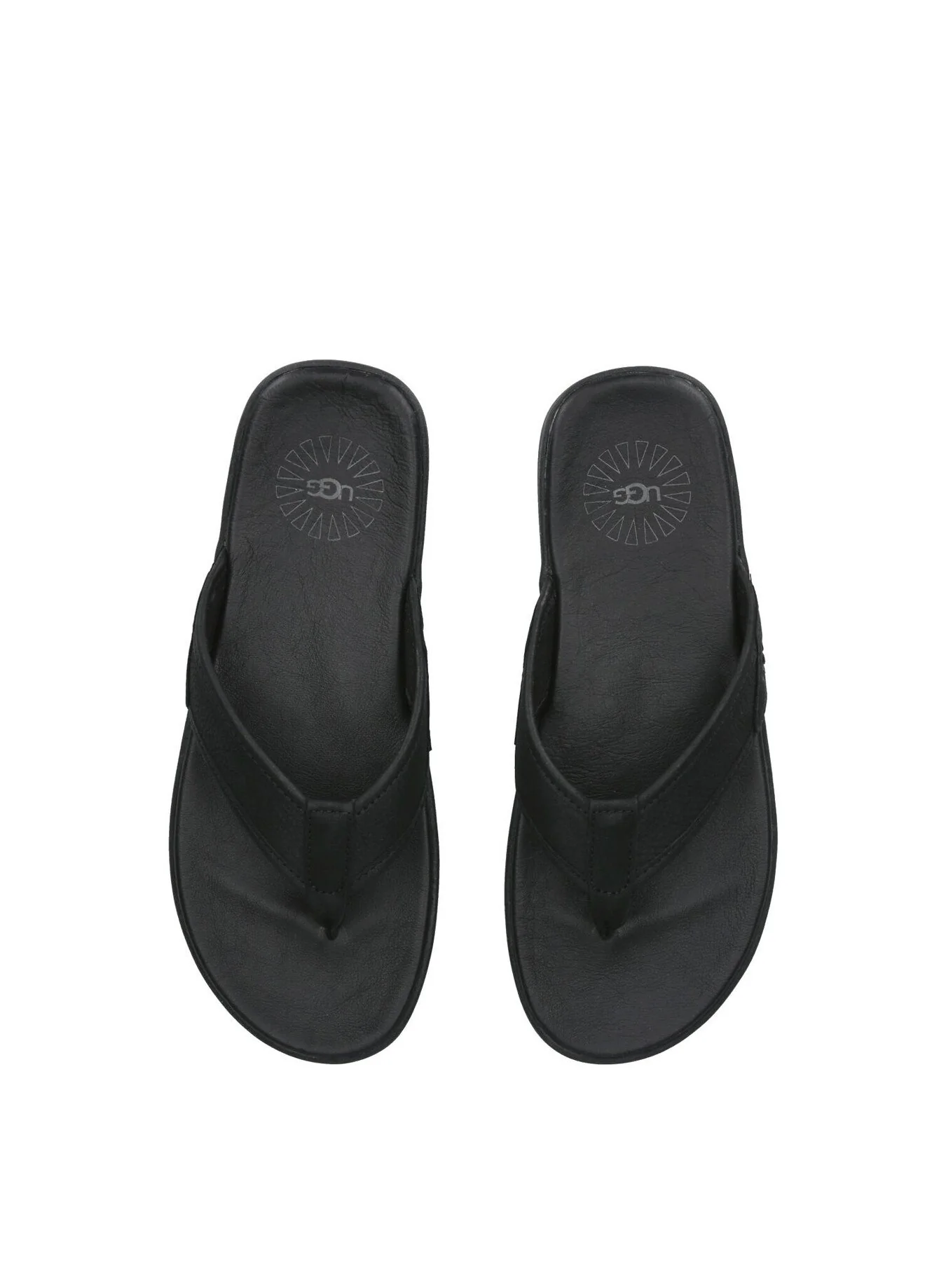 Mens Seaside Leather Flip Flop - Image 2