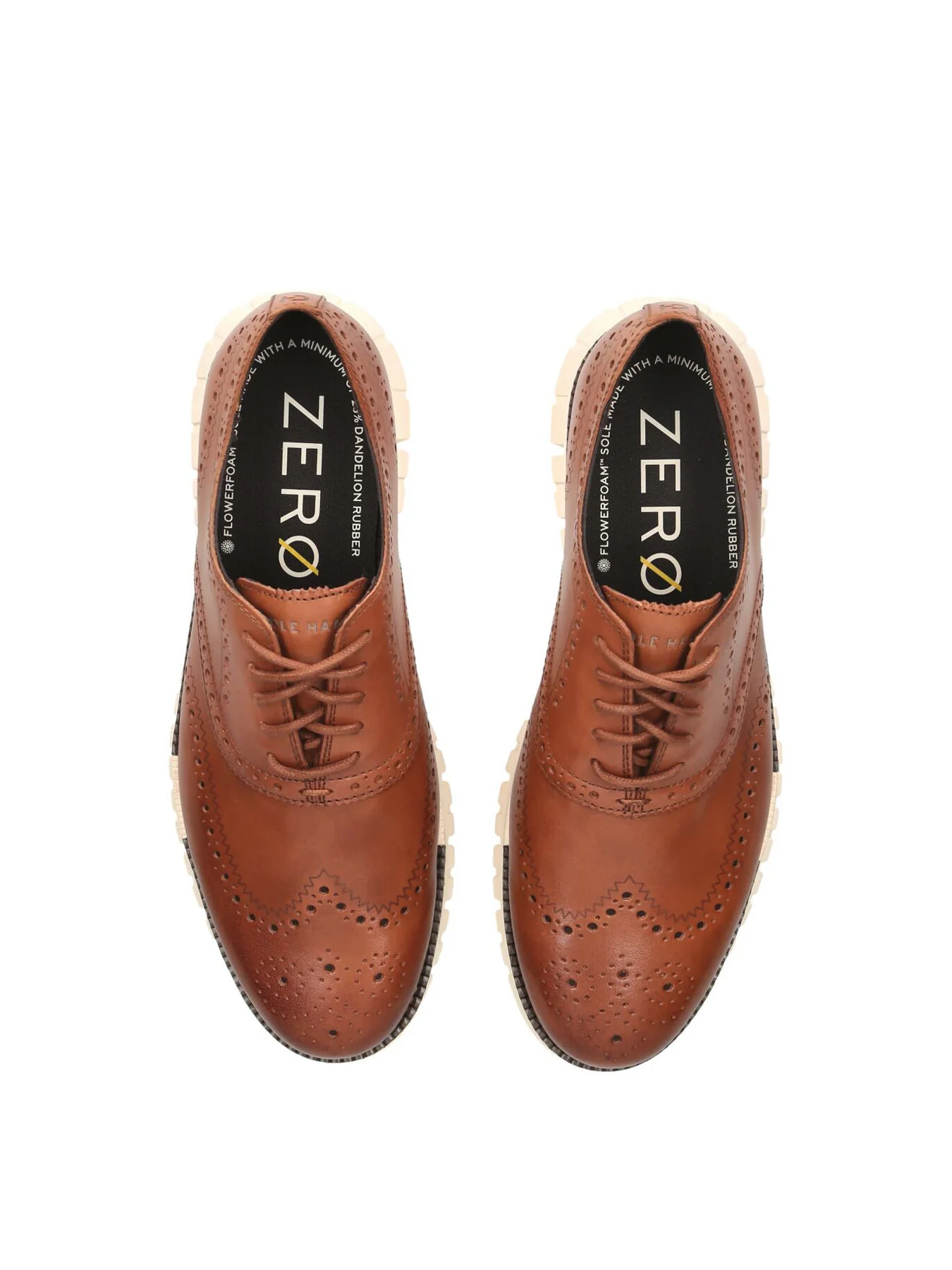 Zerogrand Wingtip Oxfords Tan - Image 2