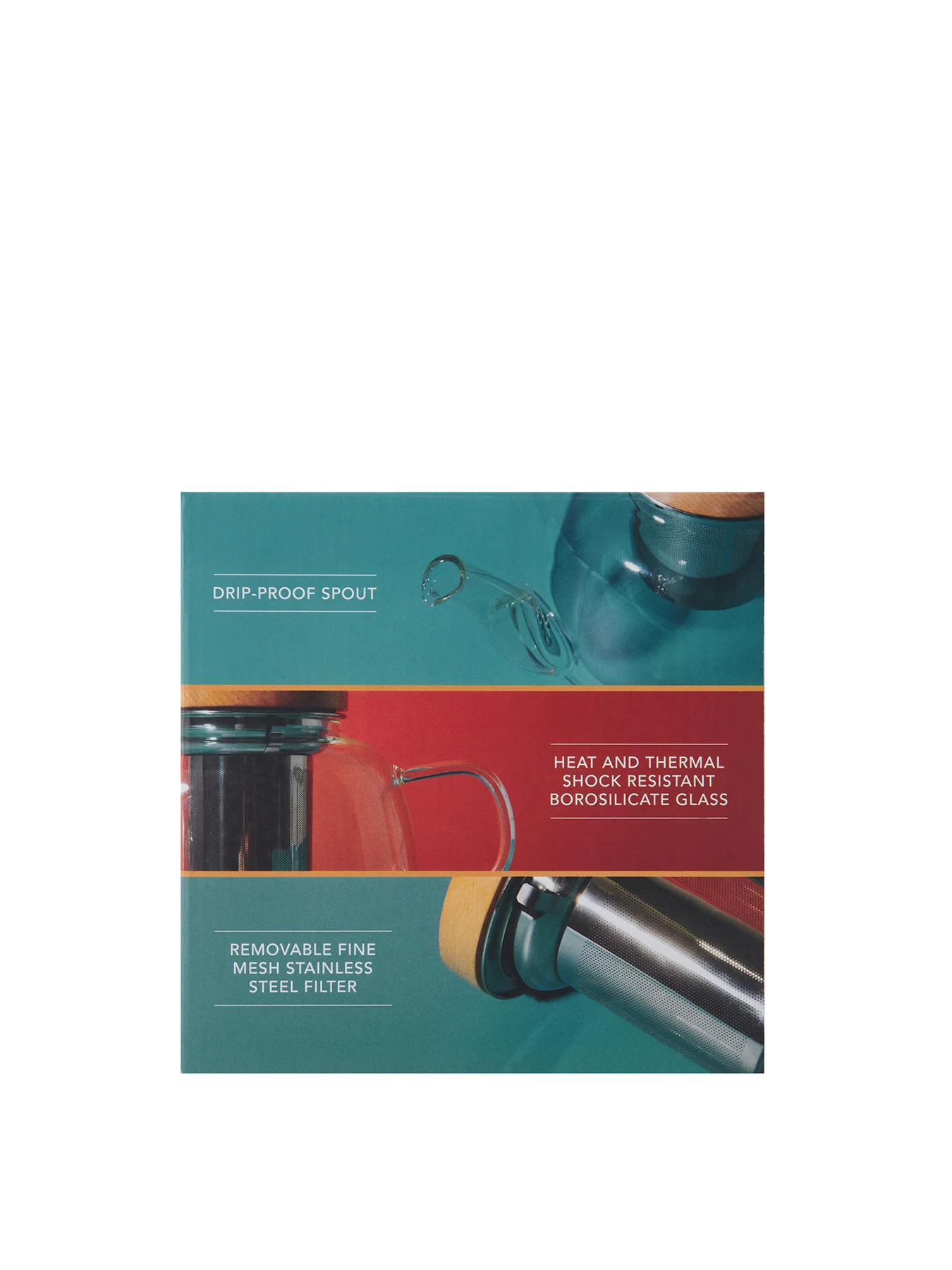 Rialto Glass Infuser Teapot - Image 3