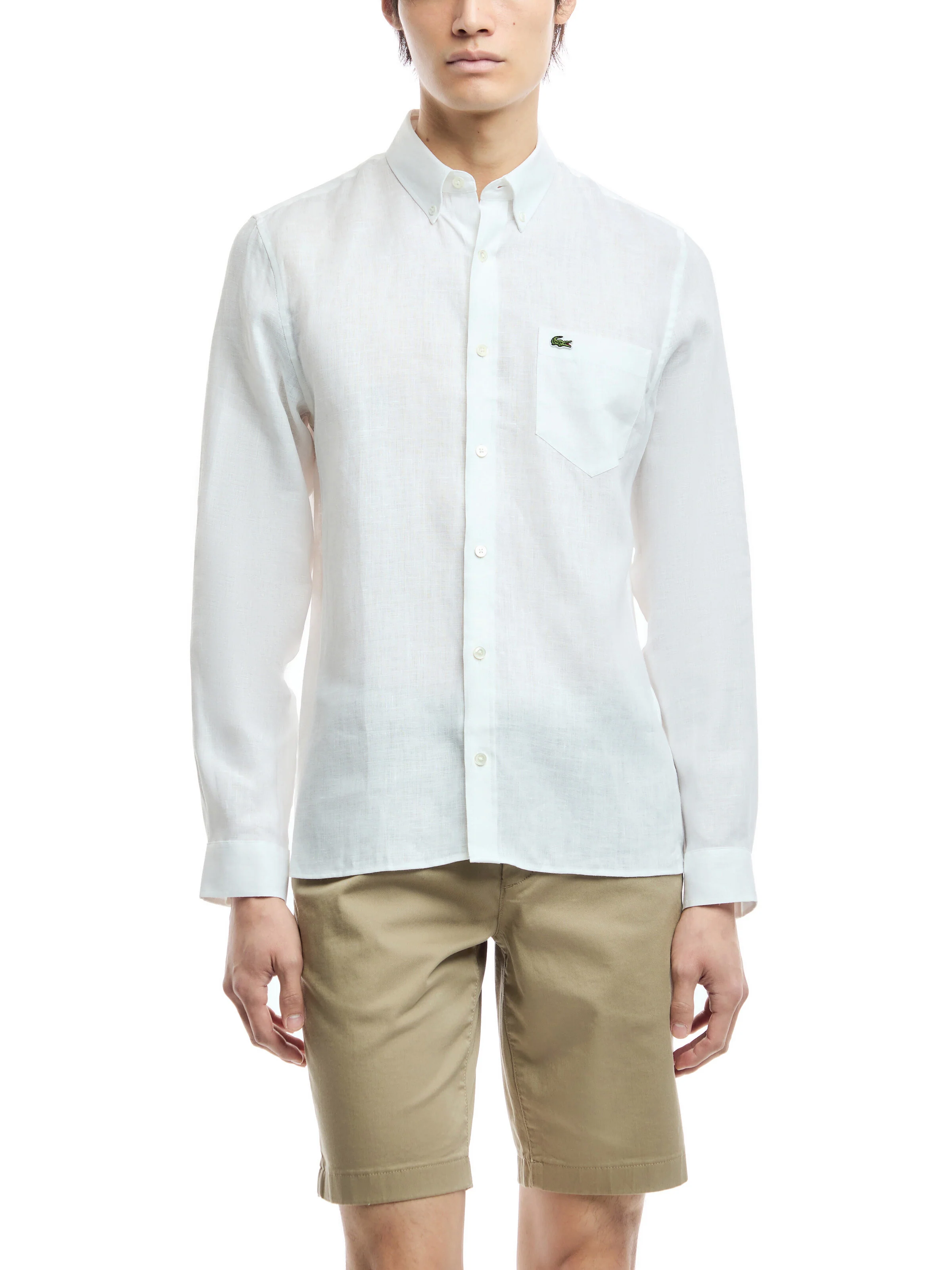 Long Sleeve Linen Shirt - Image 4
