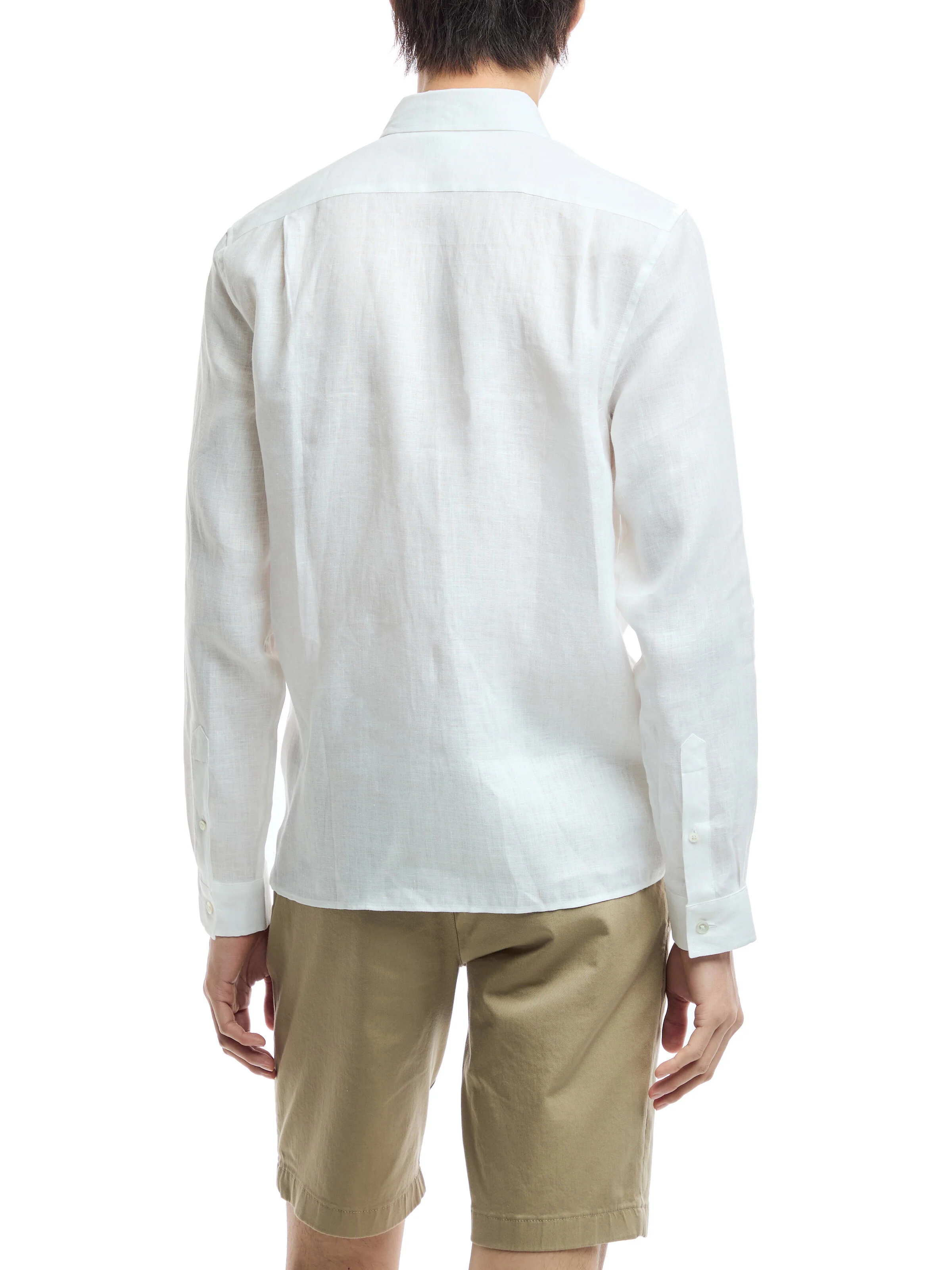 Long Sleeve Linen Shirt - Image 5