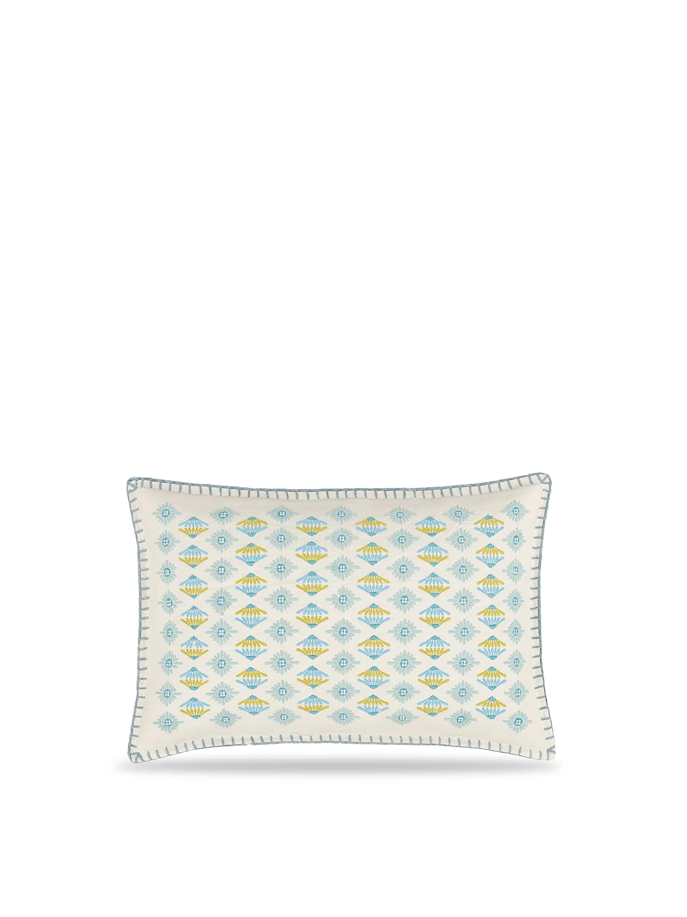 Orchard Cushion 60x40cm Green by Land & Shore - Image 2