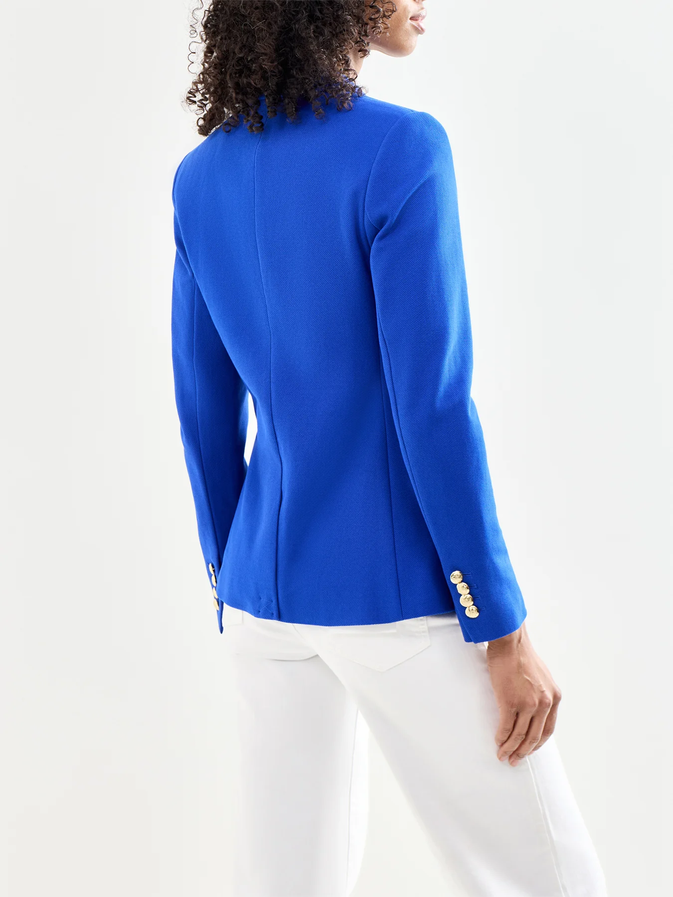 Anfisa Lined Jacket Blue - Image 5
