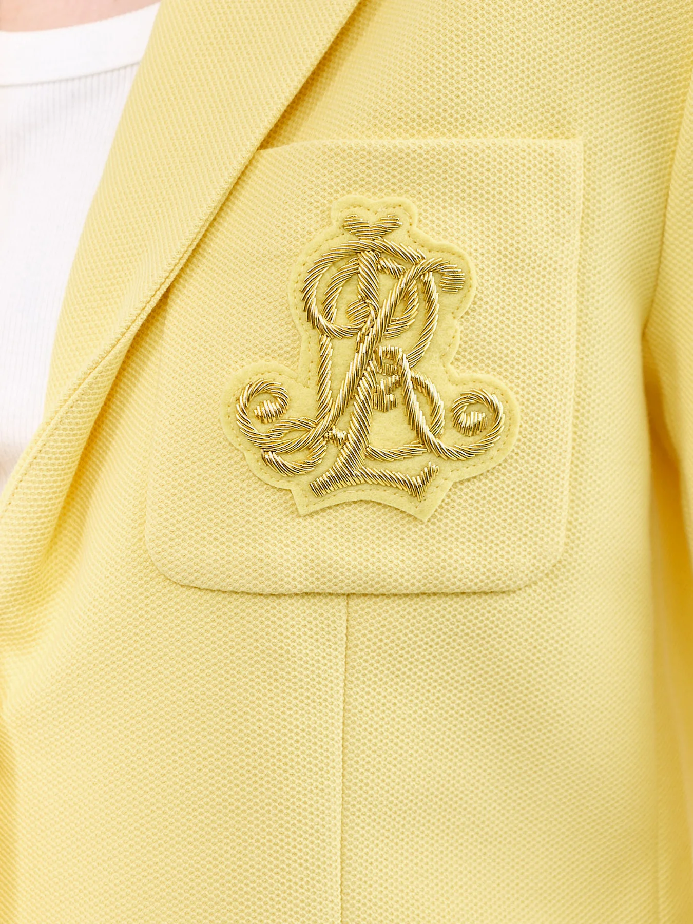 Anfisa Lined Blazer Yellow - Image 3