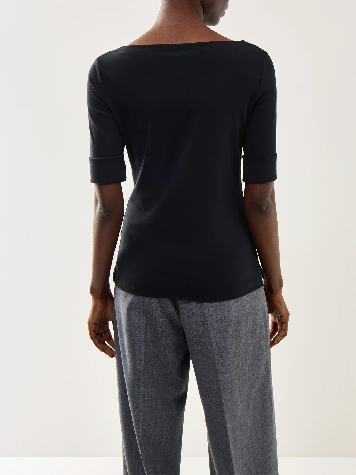 Judy Elbow Sleeve Knit Black - Image 5