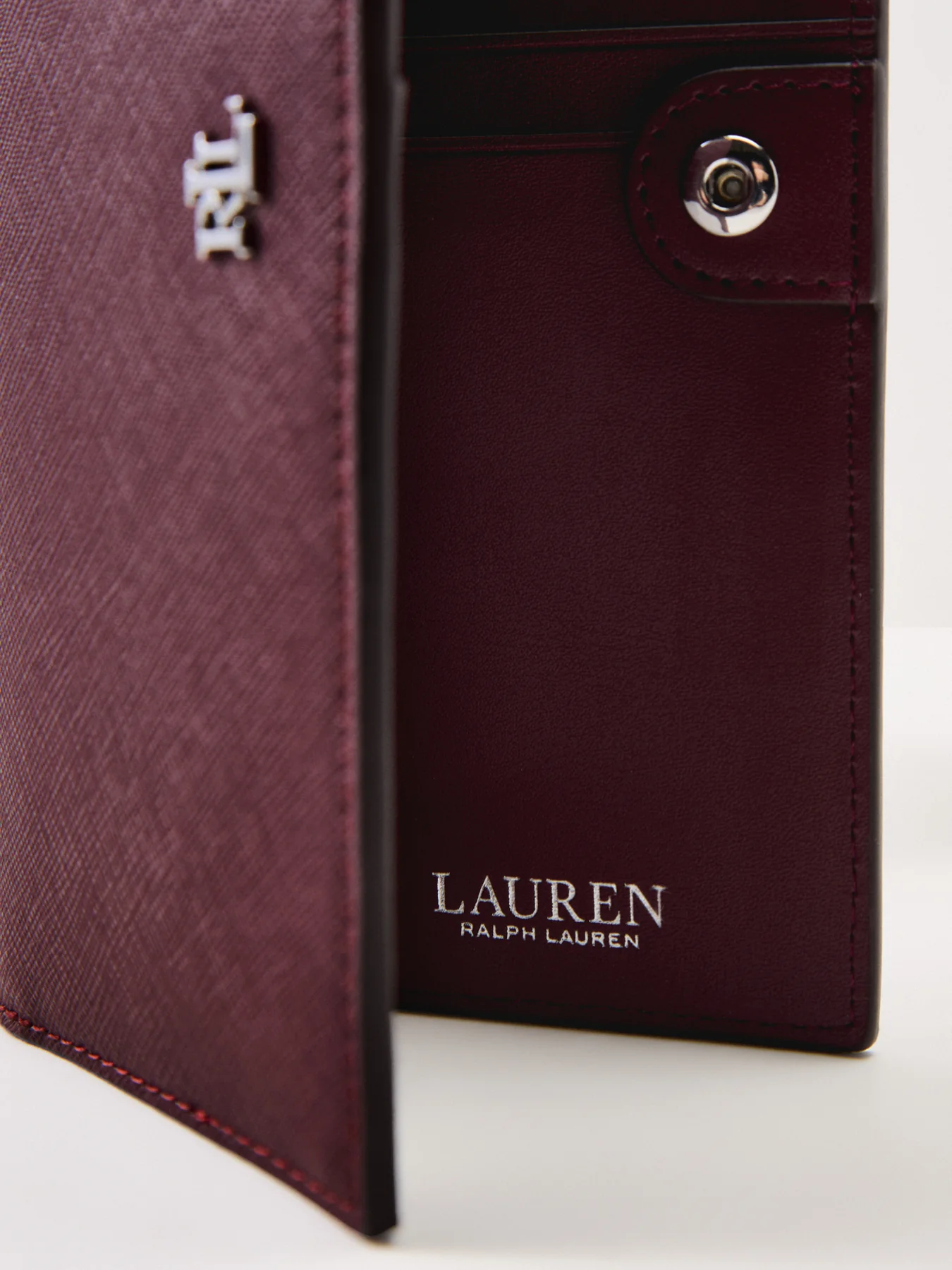 Medium Slim Wallet Dark Garnet - Image 3