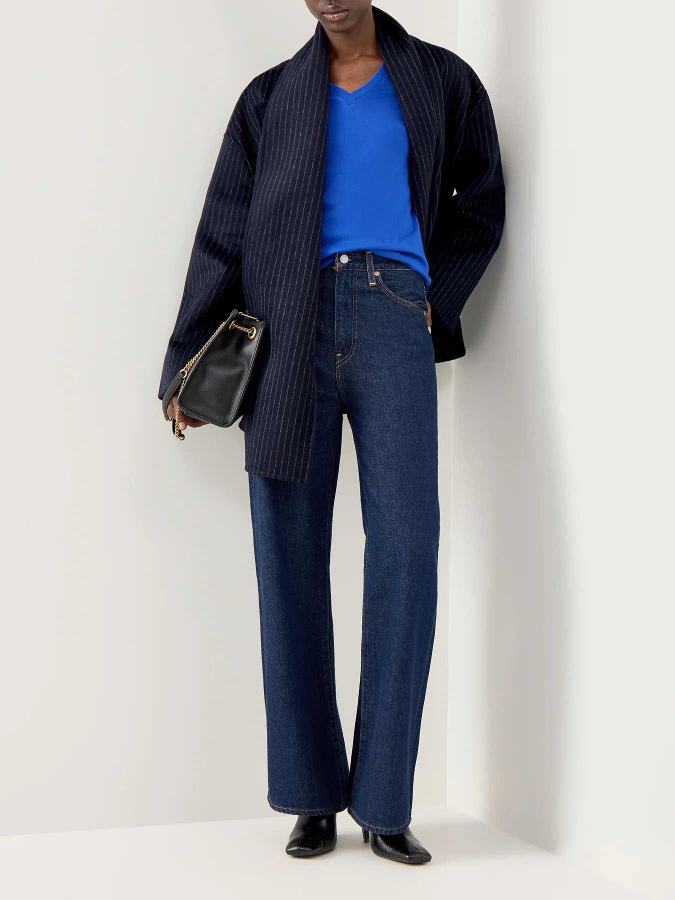 V Judy Elbow Sleeve Knit Cruise Royal - Image 2
