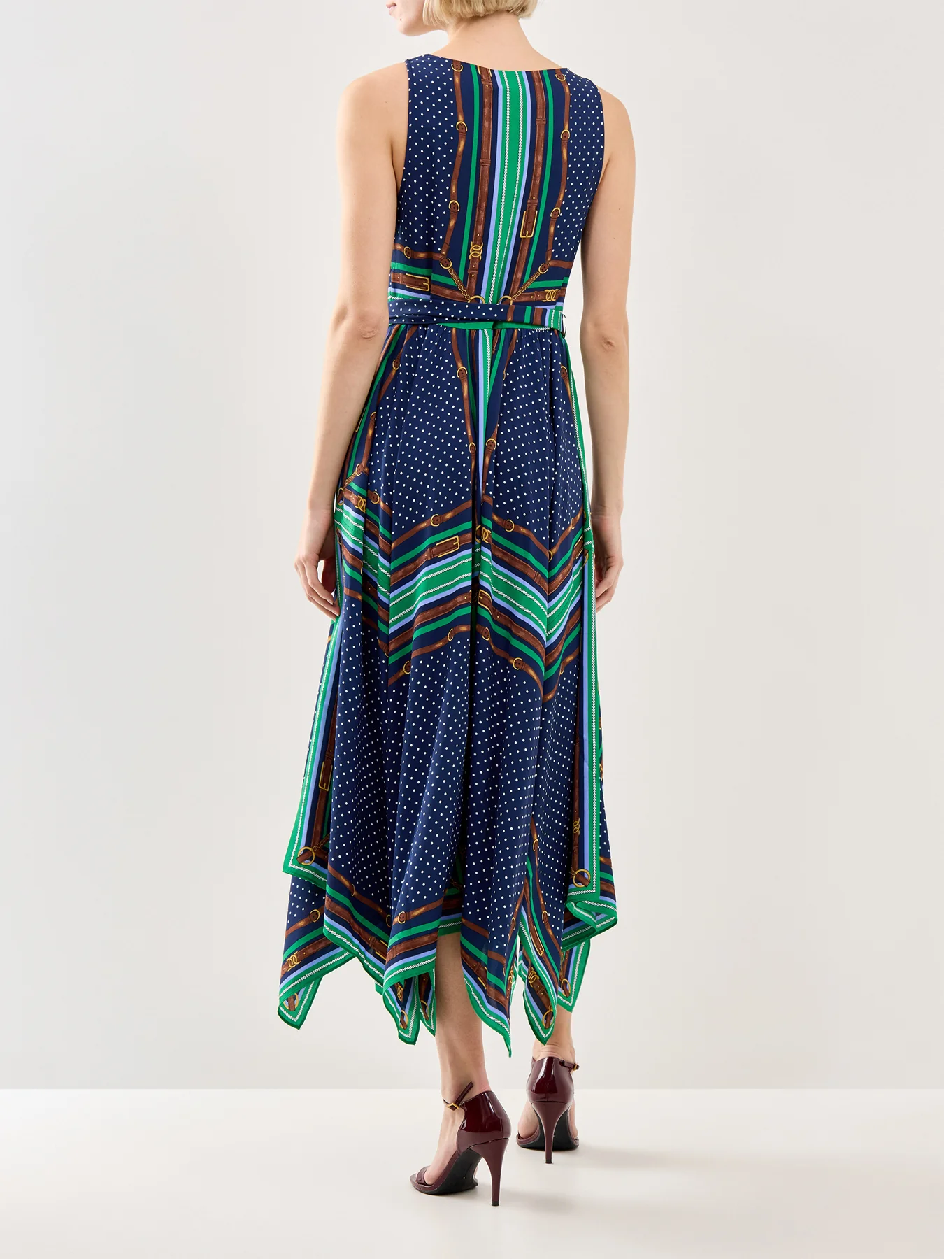 Vroshbee Sleeveless Day Dress Blue - Image 5