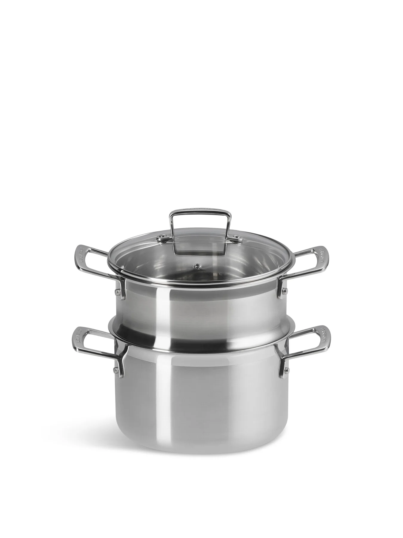 3-Ply 20cm Casserole with Steamer and Lid