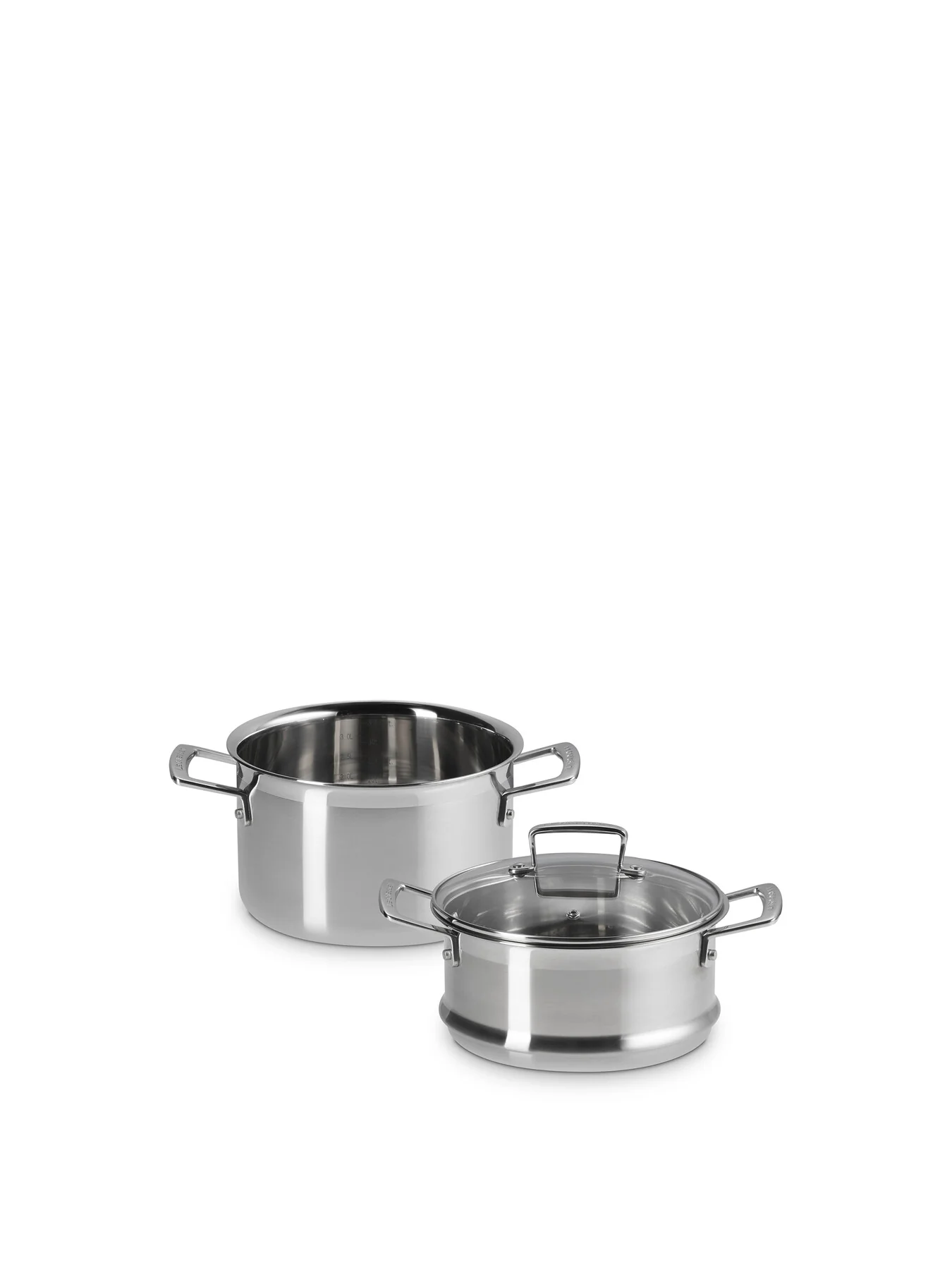 3-Ply 20cm Casserole with Steamer and Lid - Image 5