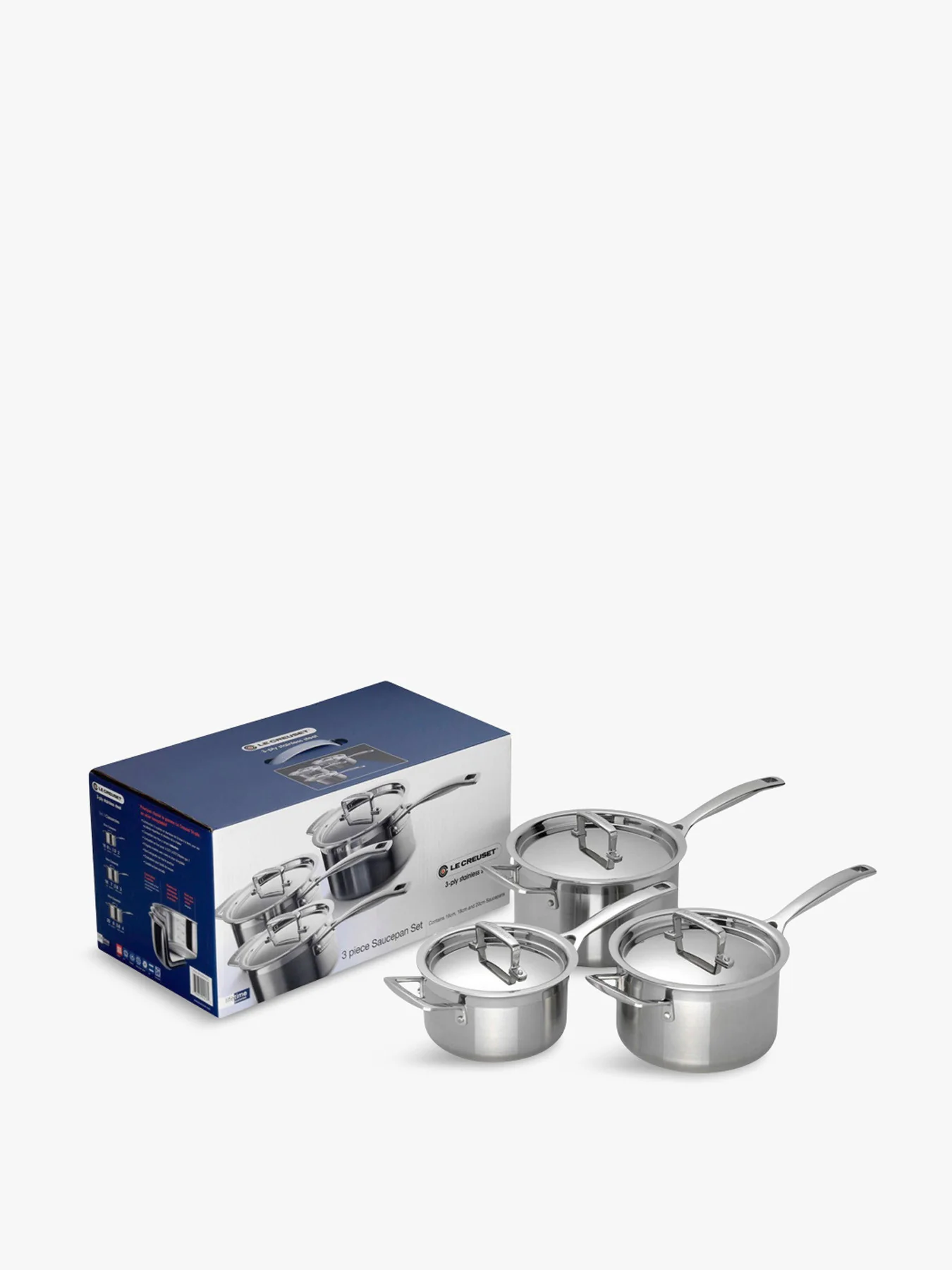 3-Ply Saucepan Set of 3