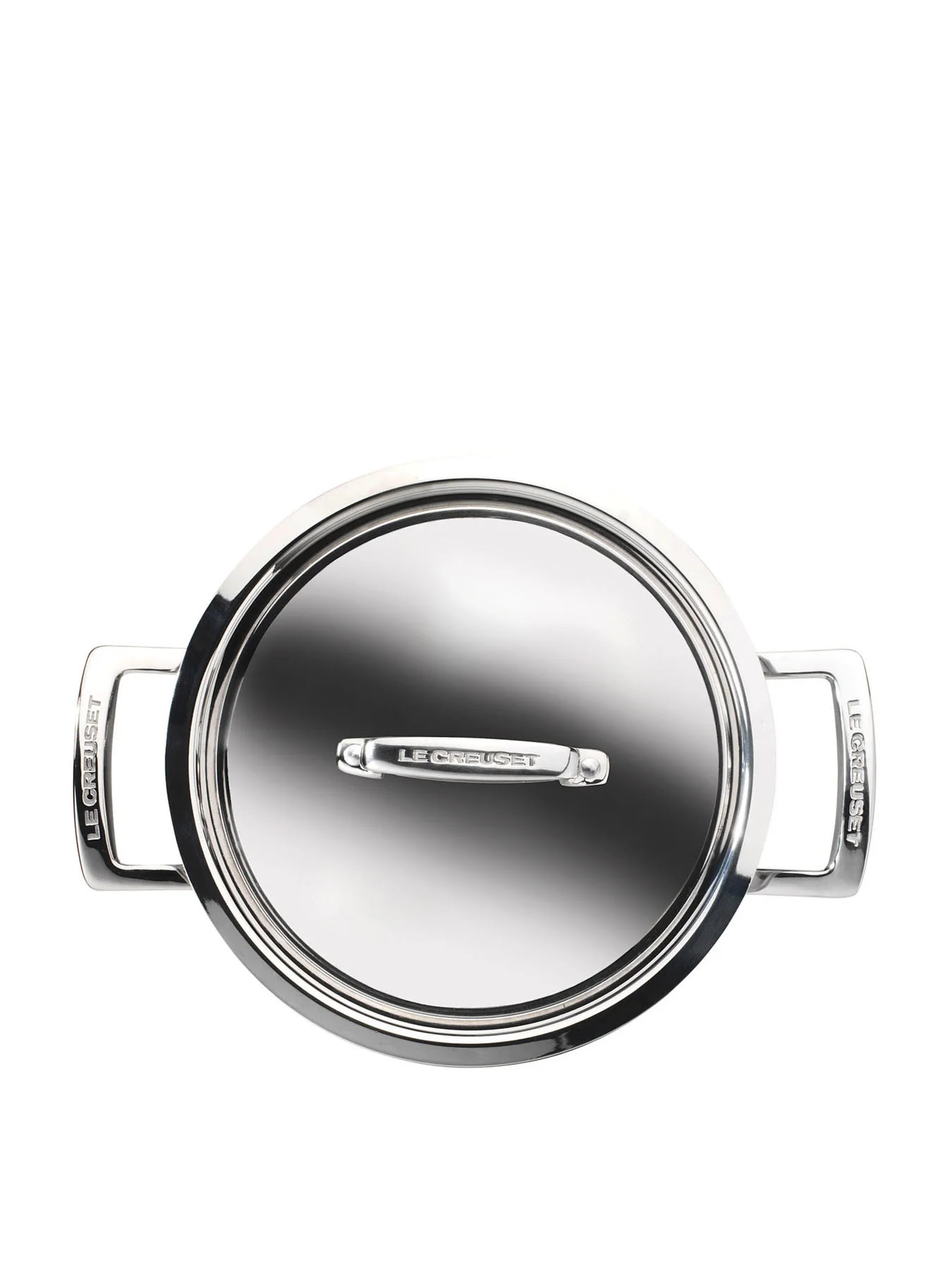 3 Ply Stainless Steel Deep Casserole with Lid 24cm - Image 2