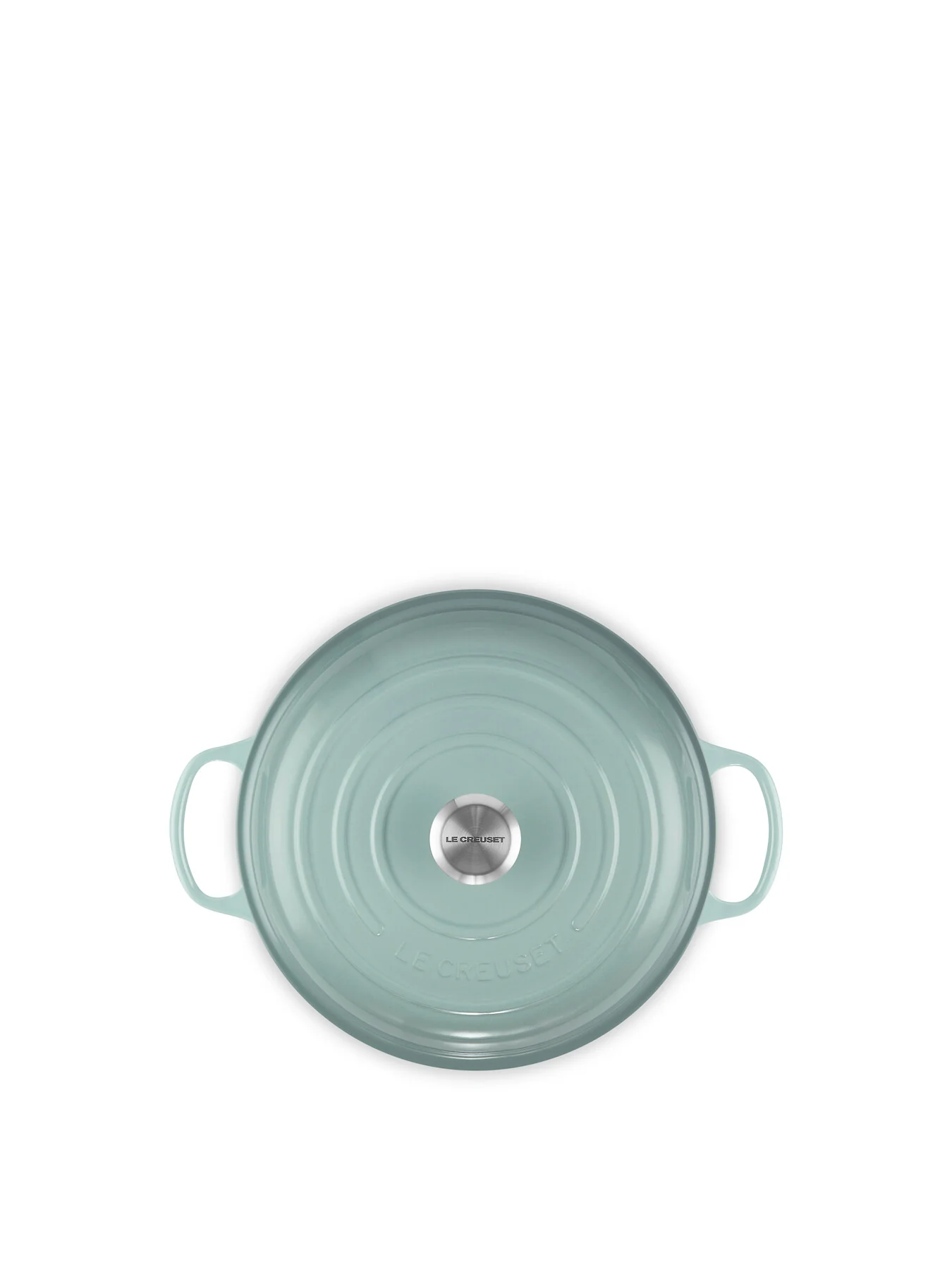 Cast Iron Shallow Casserole Sea Salt 30cm - Image 4