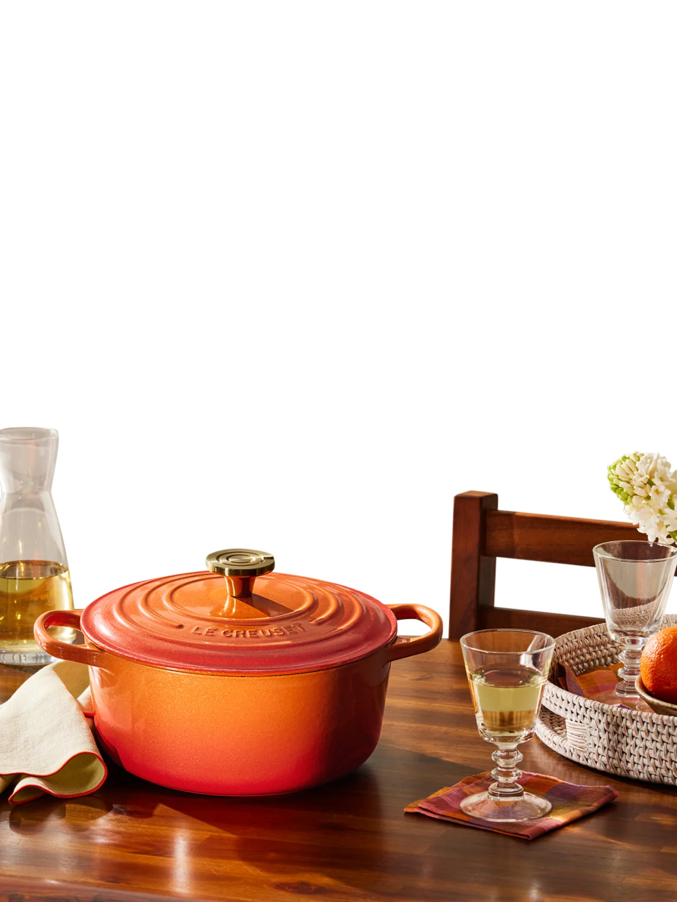 Signature Round Casserole Oven Flamme Dorée - Image 3
