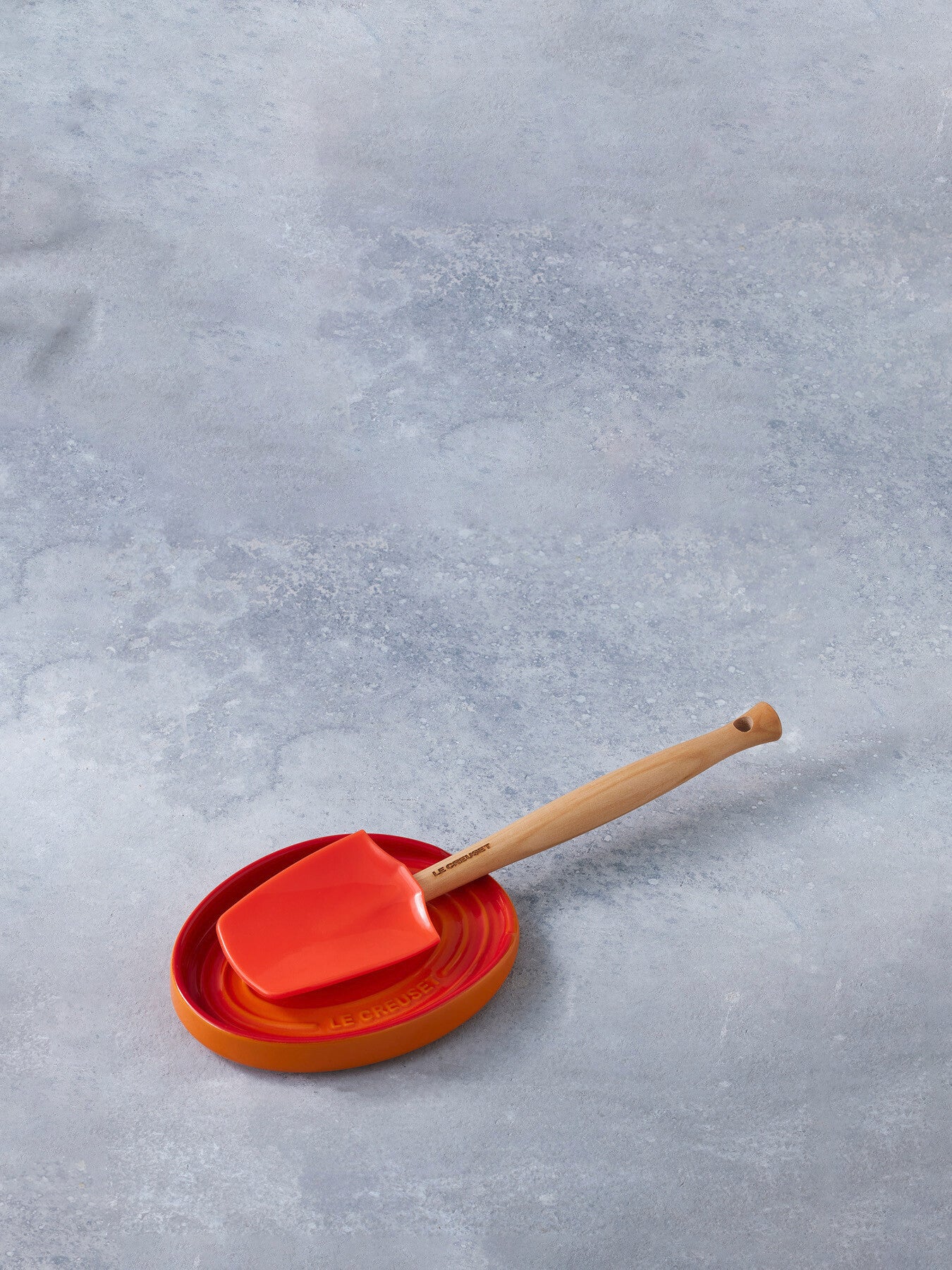 Stoneware Oval Spoon Rest Volcanic - Image 5