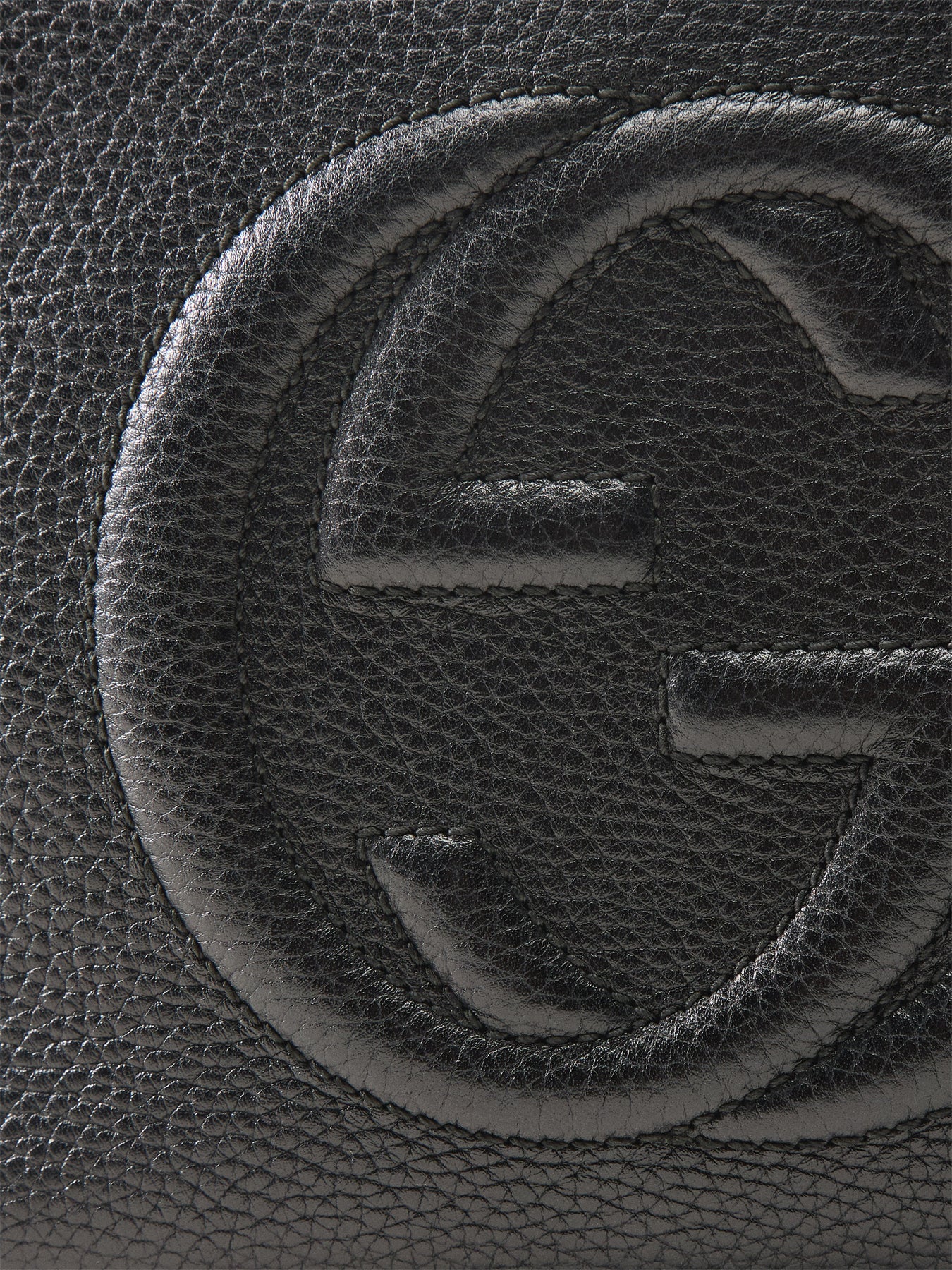 Vintage Gucci Soho Disco Bag Black Calfskin - Image 5