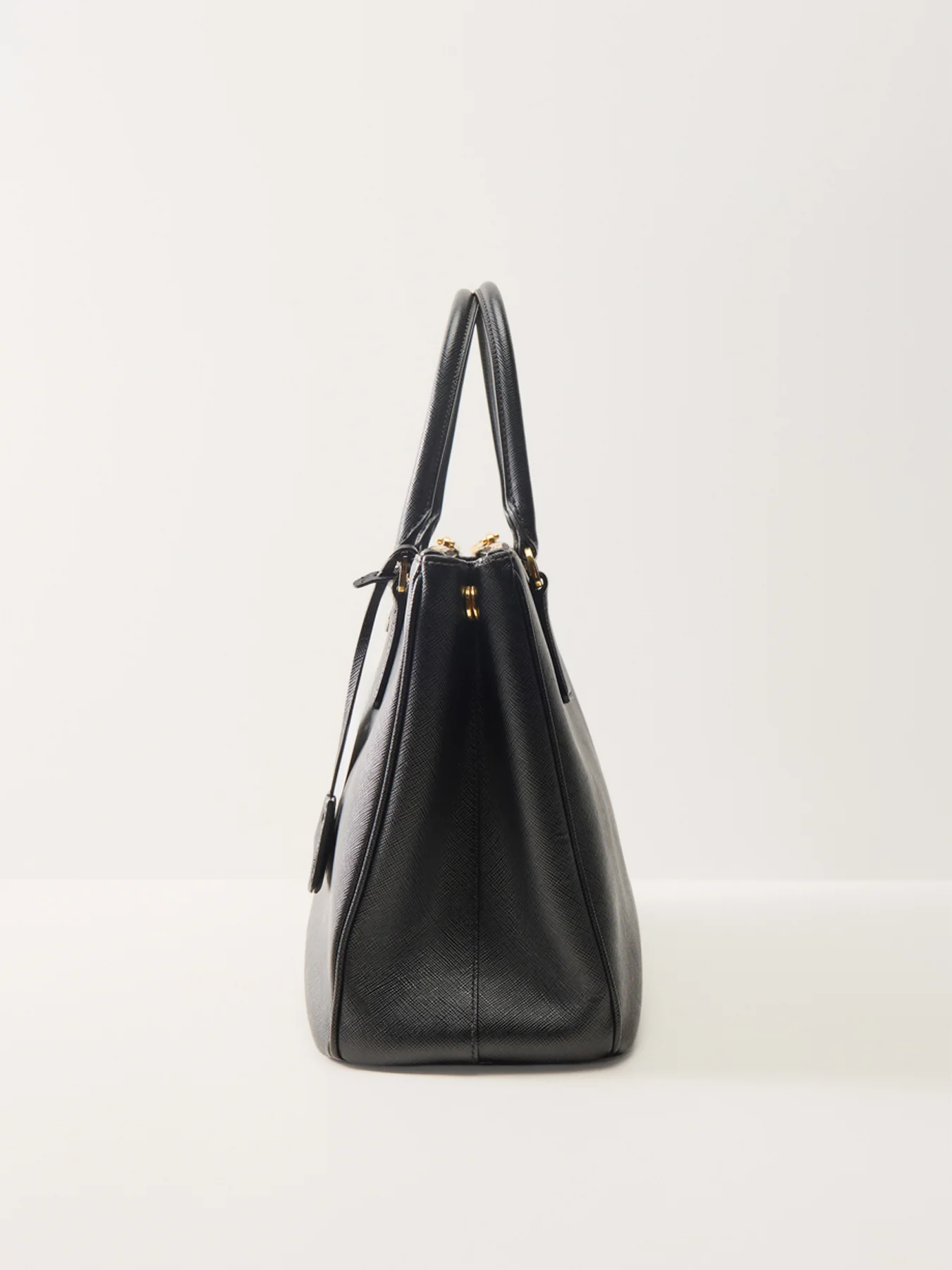 Vintage Prada Galleria Large Saffiano Bag Black - Image 4