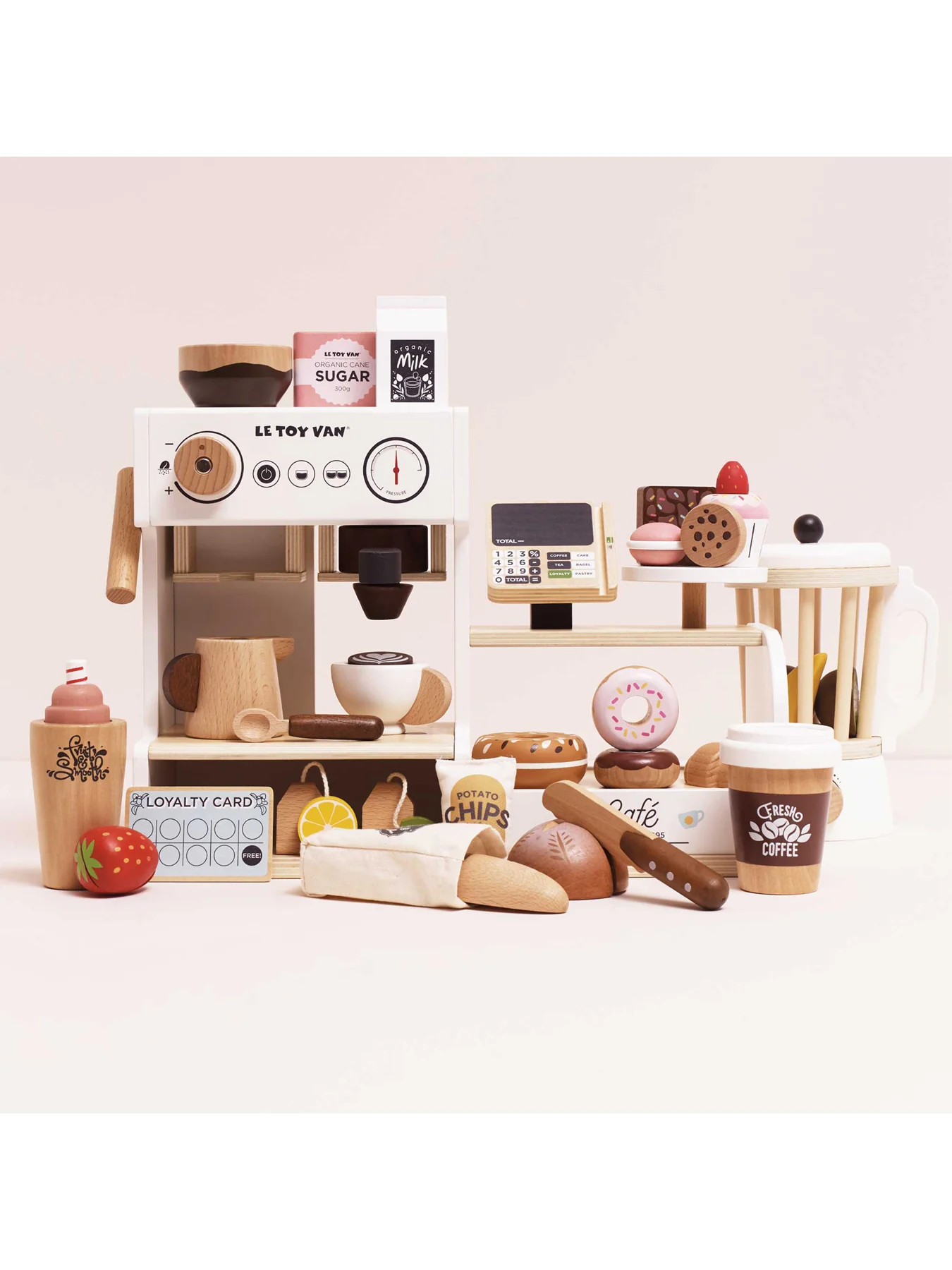 Wooden Barista Cafe Play Set - Image 2