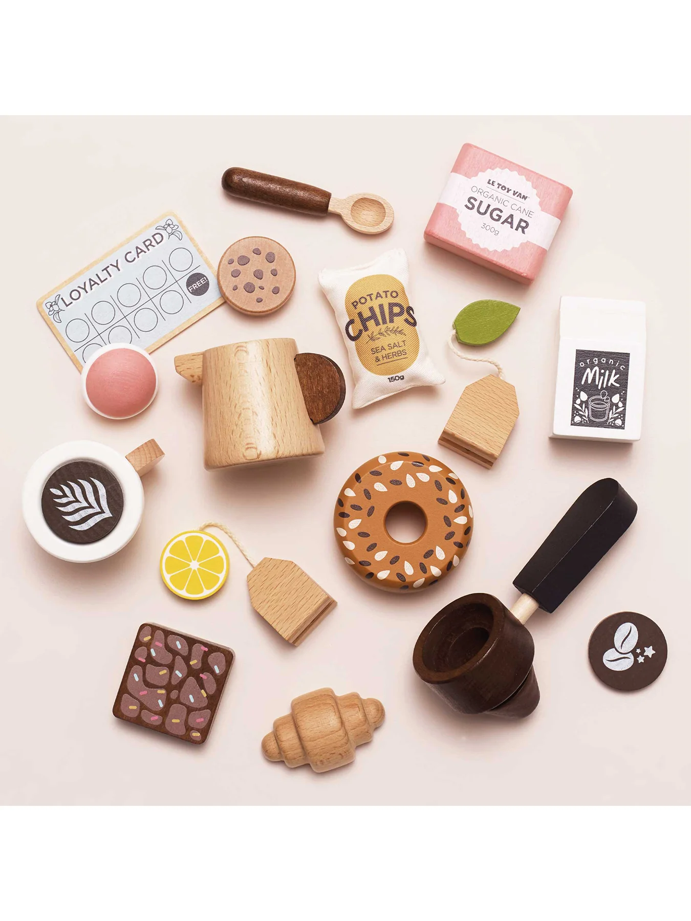Wooden Barista Cafe Play Set - Image 3