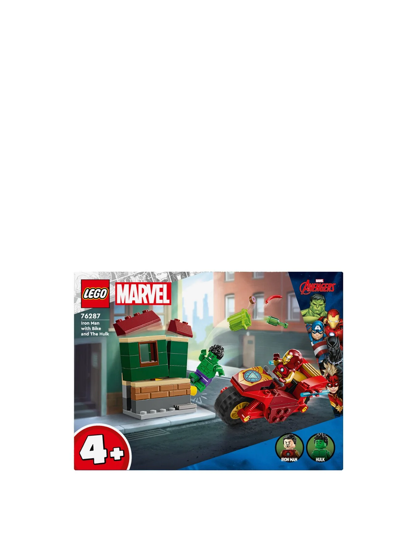 Iron Man with Bike and The Hulk 76287 - Image 2