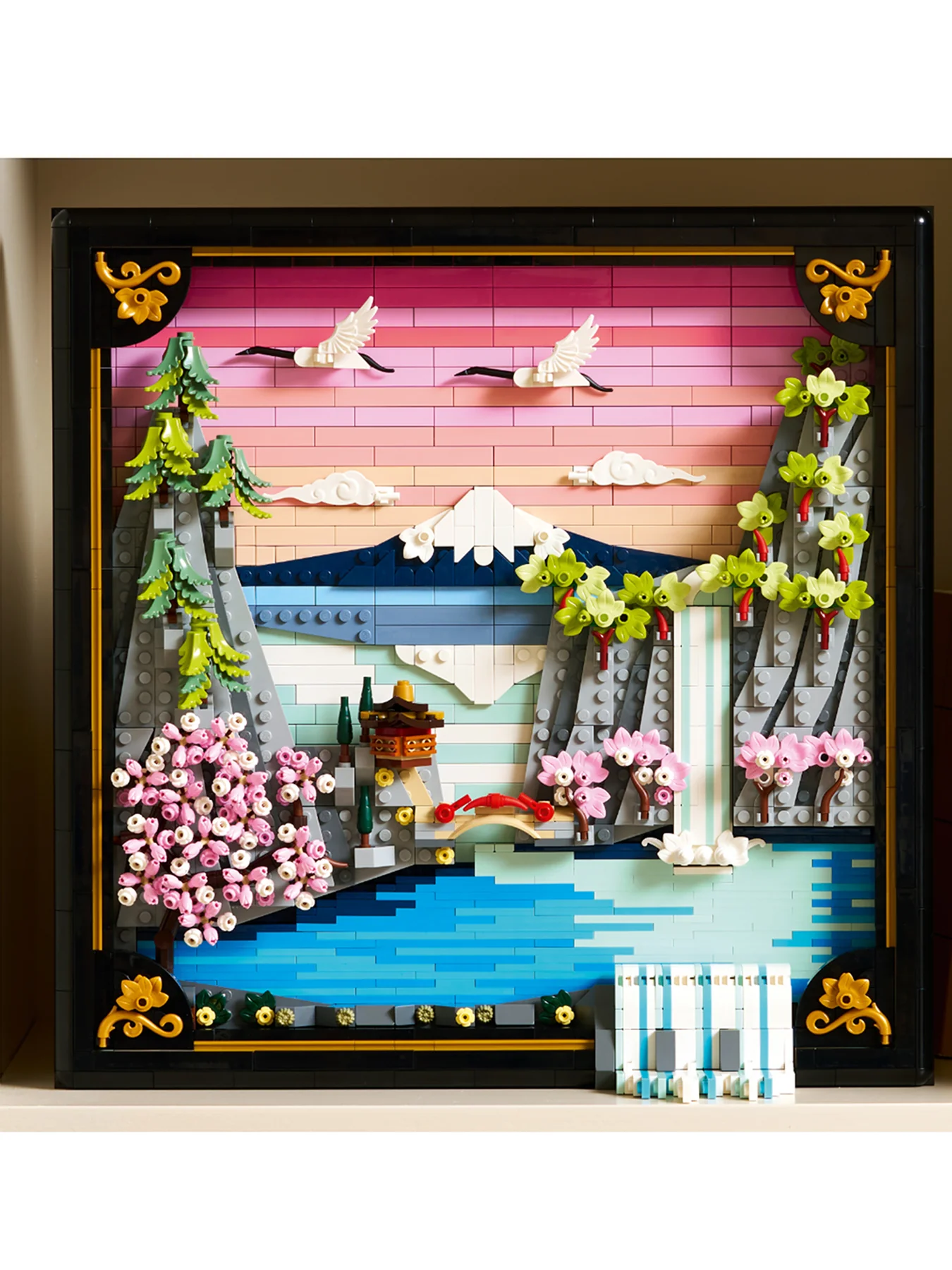 Art Japanese Cherry Blossom Landscape Set 31218 - Image 3