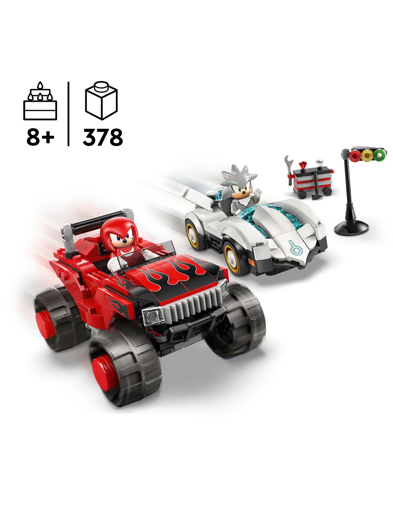 Sonic Silver’s Car vs Knuckles Monster Truck Set 77118 - Image 3