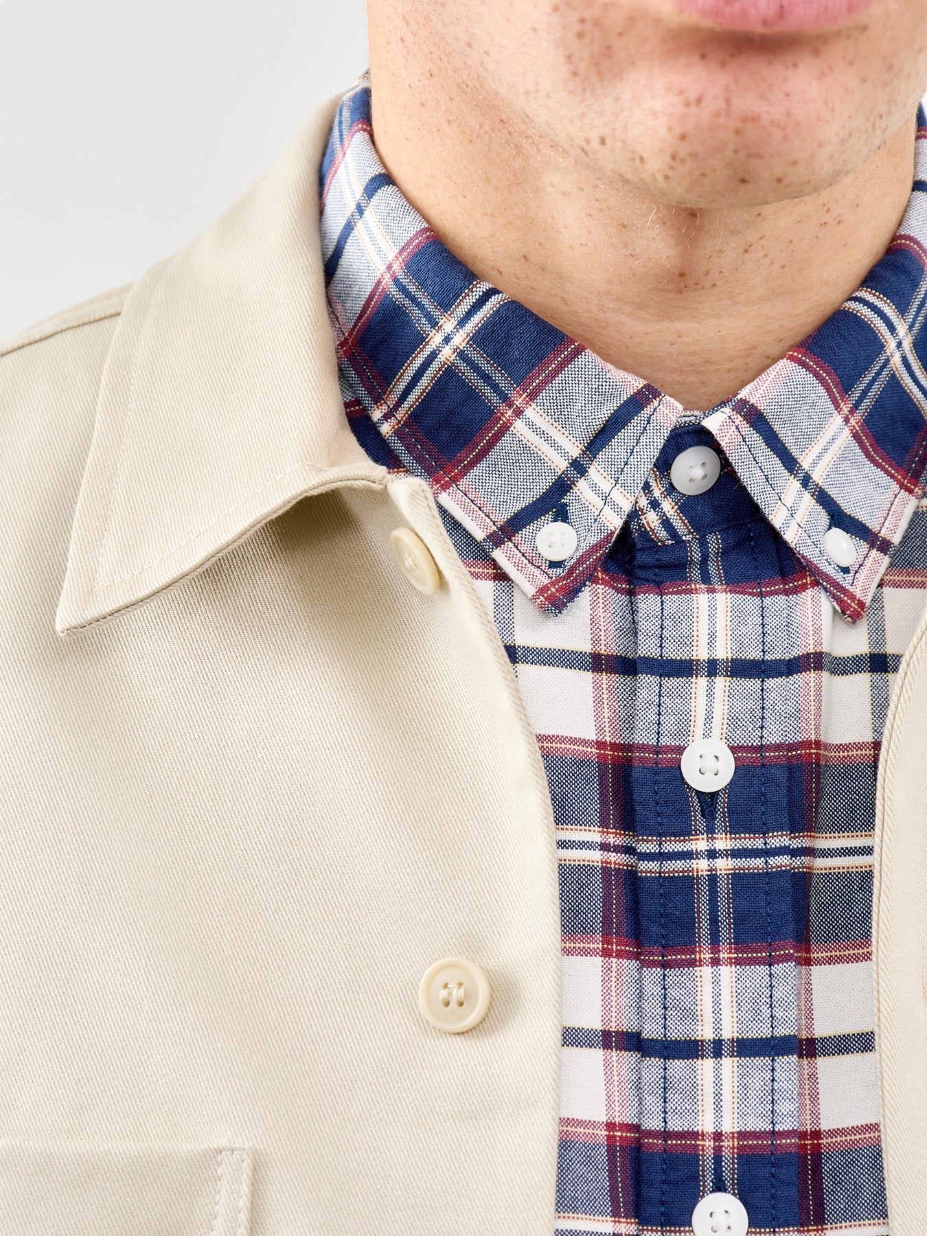 Authentic Button Down Shirt Blue - Image 3