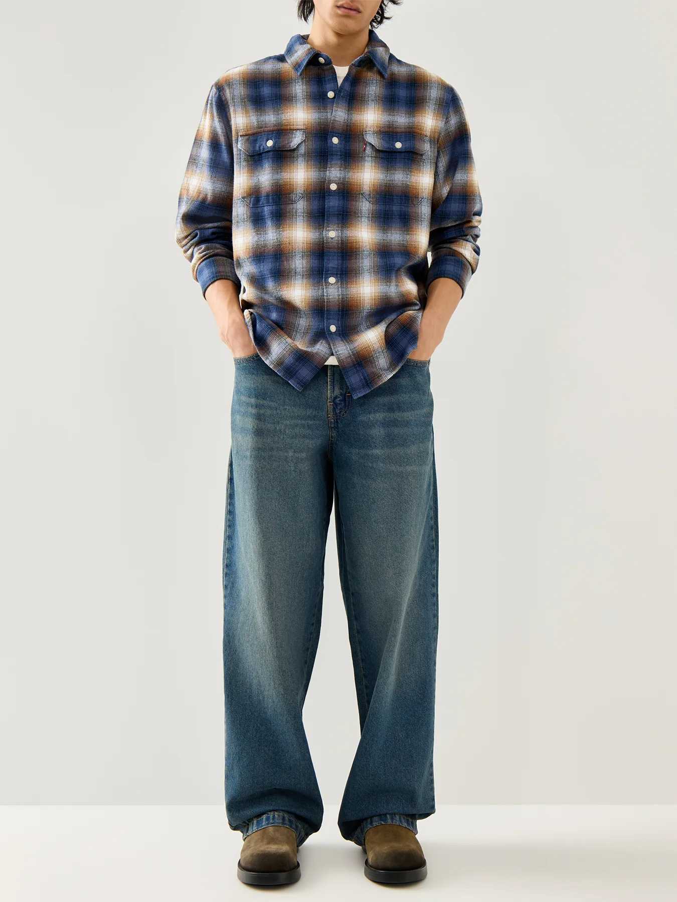 Jackson Worker Check Shirt Warwick Plaid Vin - Image 2