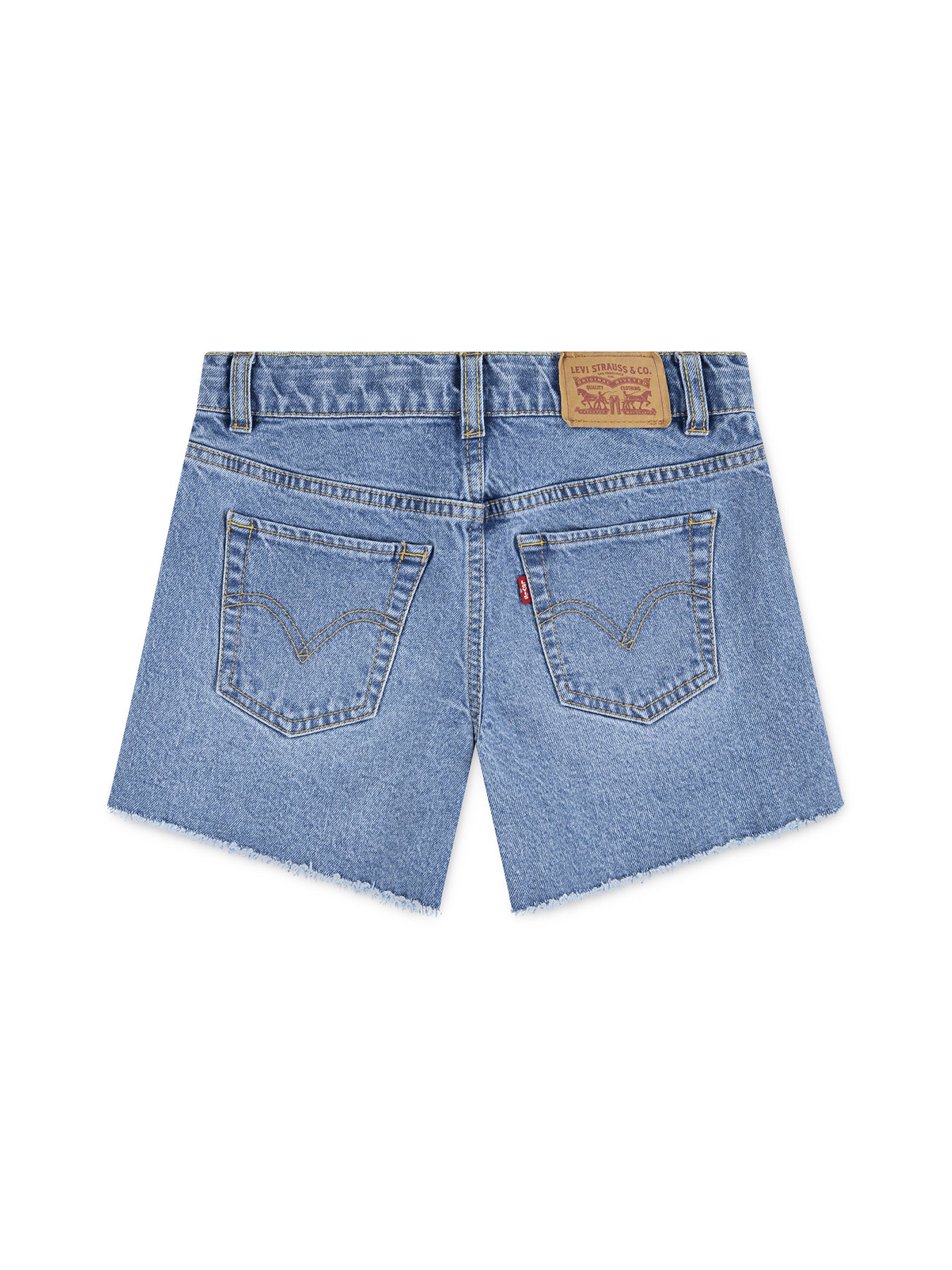 Kids’ A-Line Denim Shorts Blue - Image 2