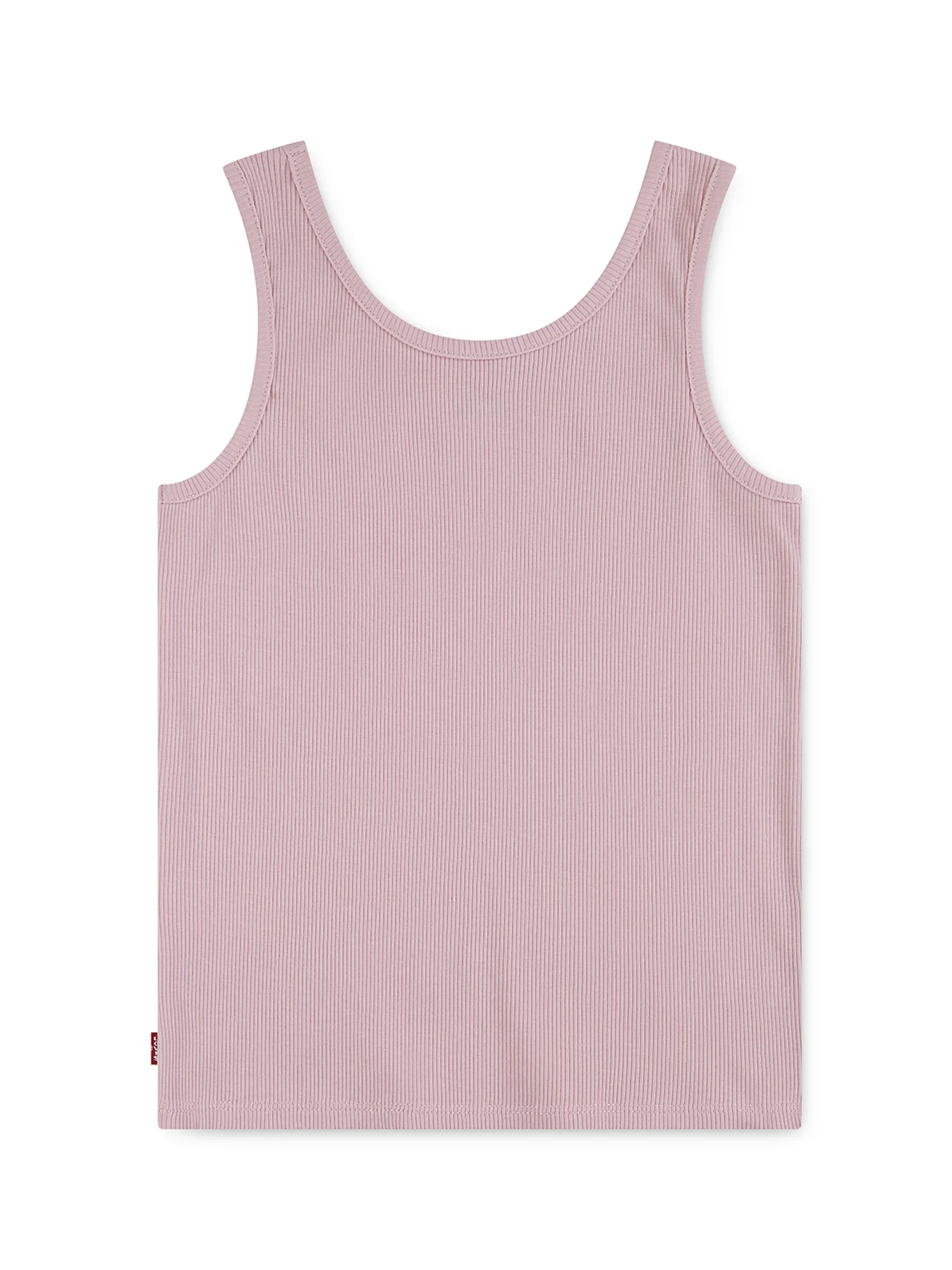 Kids’ Meet and Greet Ribbed Tank Coral Blush - Image 2