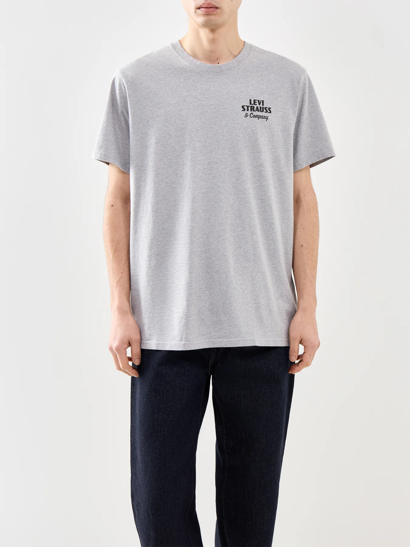 Relaxed Fit Graphic T-Shirt Grey - Image 4