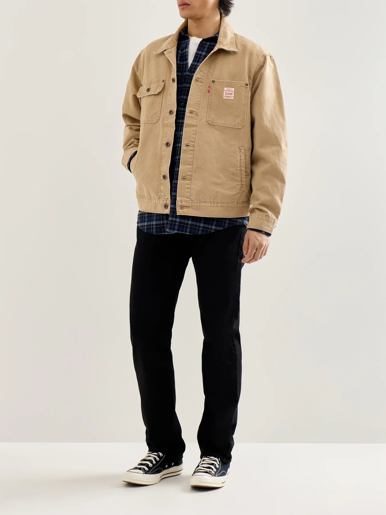 Sunrise Trucker Jacket Khaki - Image 2
