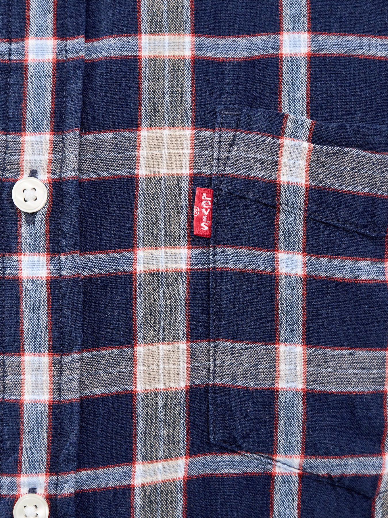 Sunset One Pocket Short Sleeve Shirt Blue - Image 3