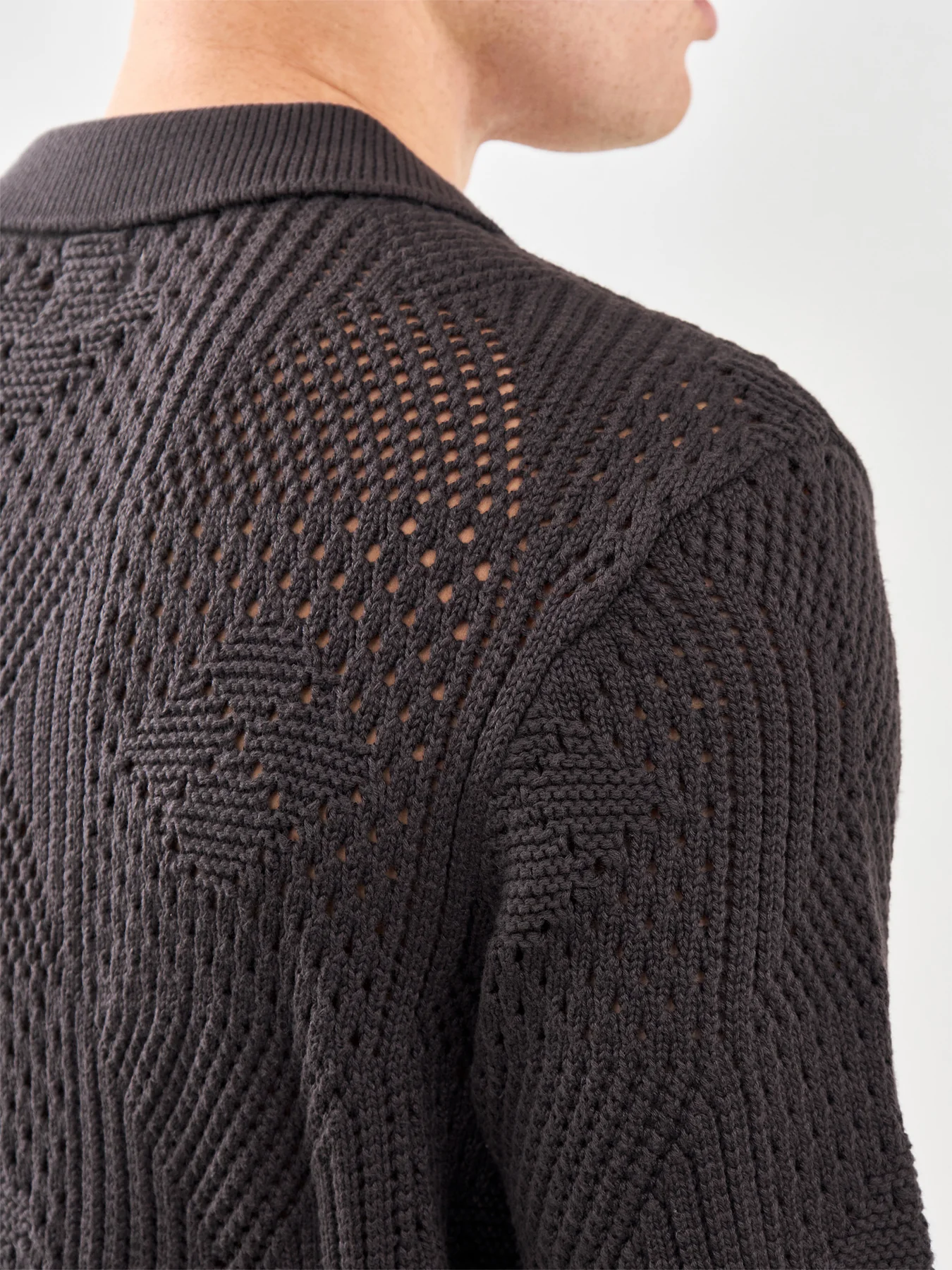 Sweater Camp Short Sleeve Shirt Black - Image 3